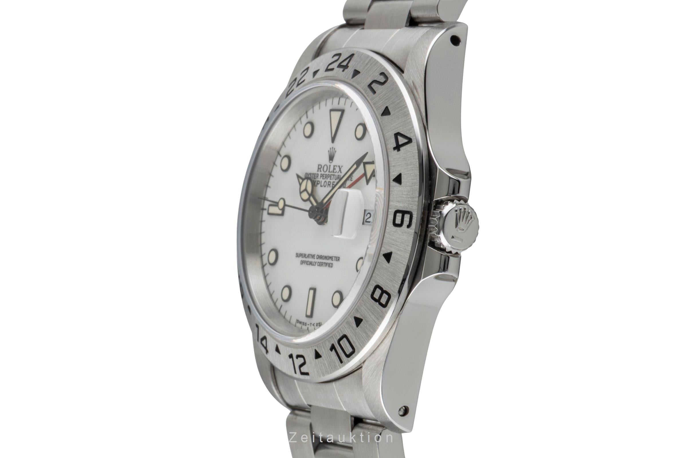 Rolex Explorer II acero automático reloj para caballeros 16570  [2601633]