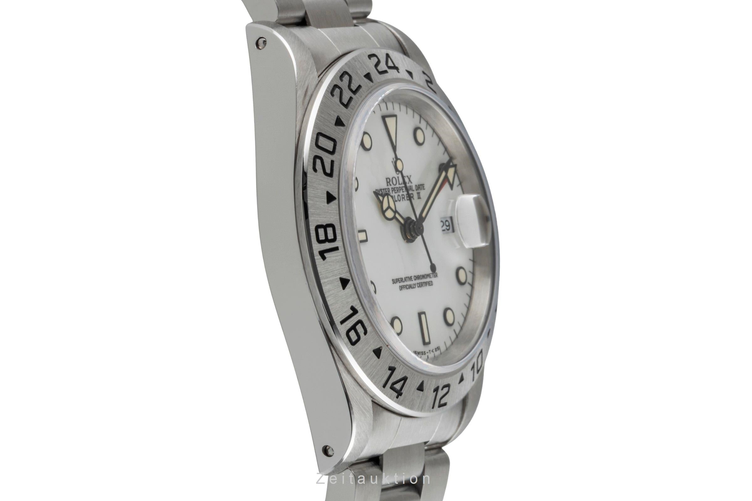 Rolex Explorer II acero automático reloj para caballeros 16570  [2601633]