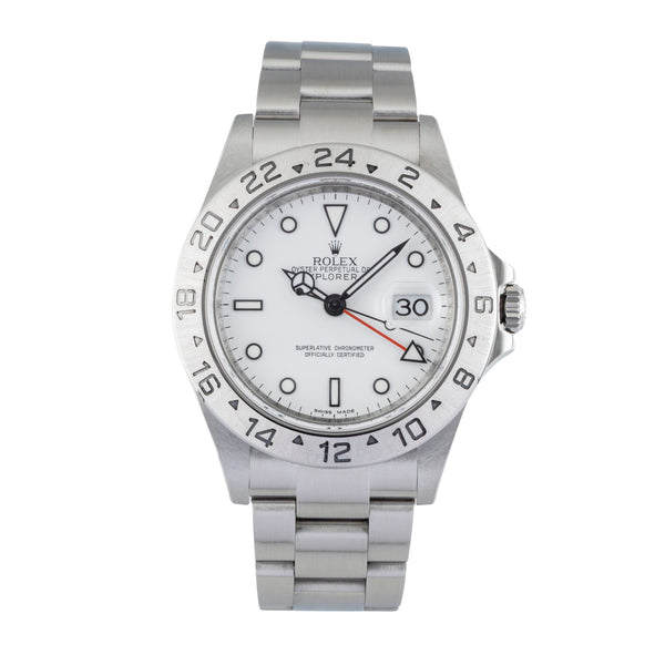 Rolex Explorer II steel automatic men's watch 16570T  [2601635]