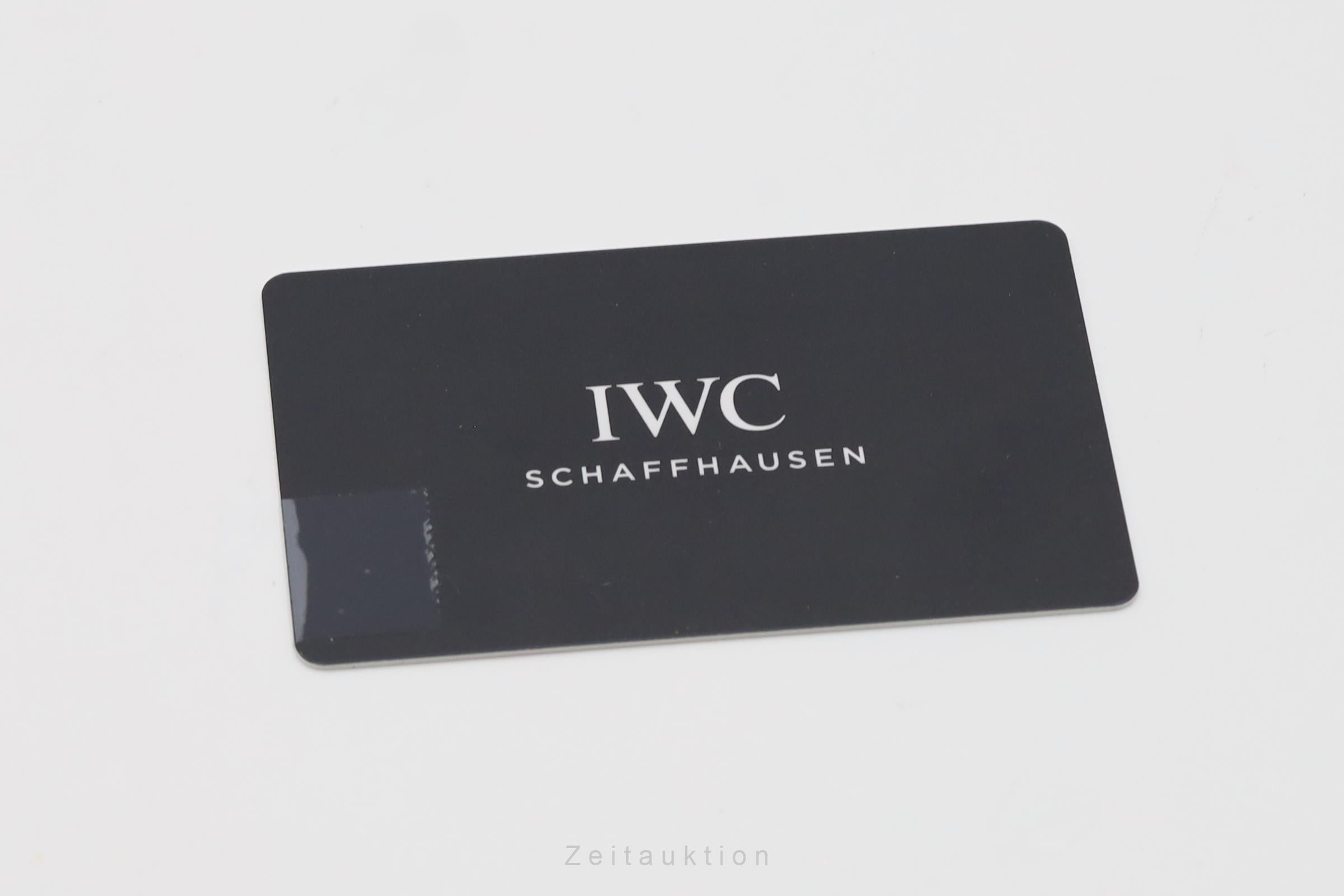 IWC Portugieser Chronograph Automatik Stahl Ref. IW371609 Papiere NP: 9100 € [2601638]