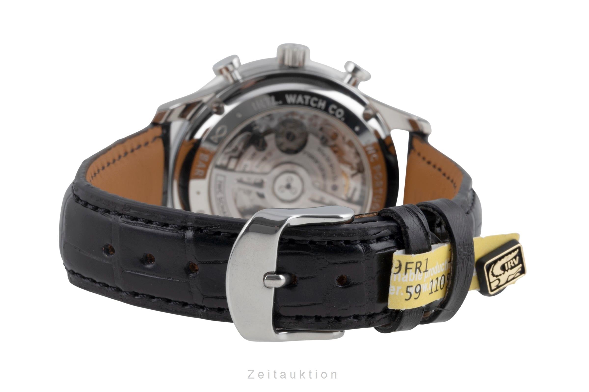 IWC Portugieser Chronograph Automatik Stahl Ref. IW371609 Papiere NP: 9100 € [2601638]