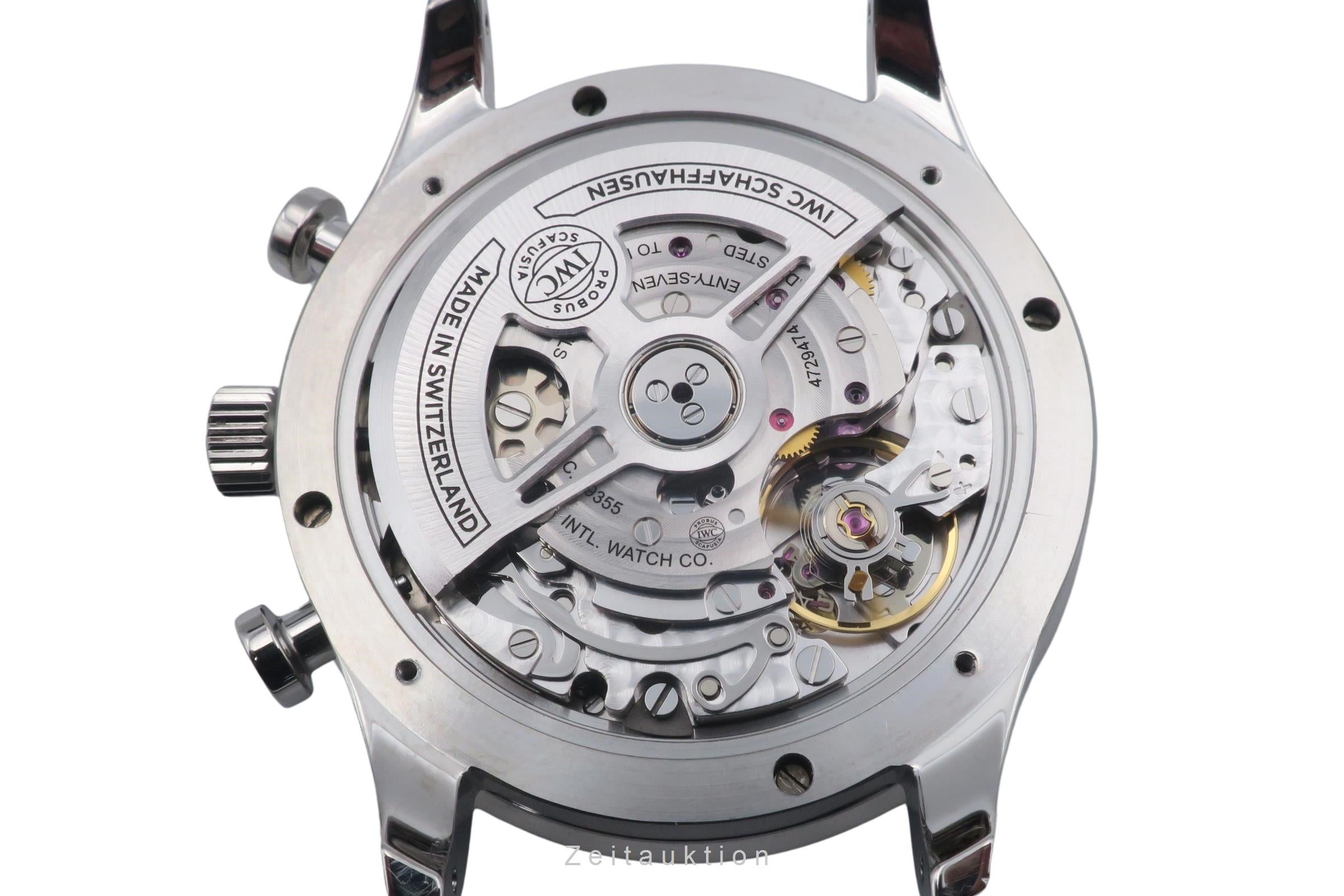 IWC Portugieser Chronograph Automatik Stahl Ref. IW371609 Papiere NP: 9100 € [2601638]