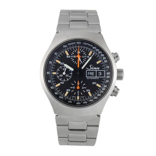 Sinn 157 ST TY Chronograph Stahl Automatik Herrenuhr Ref. 157.020 Box  [2601640]