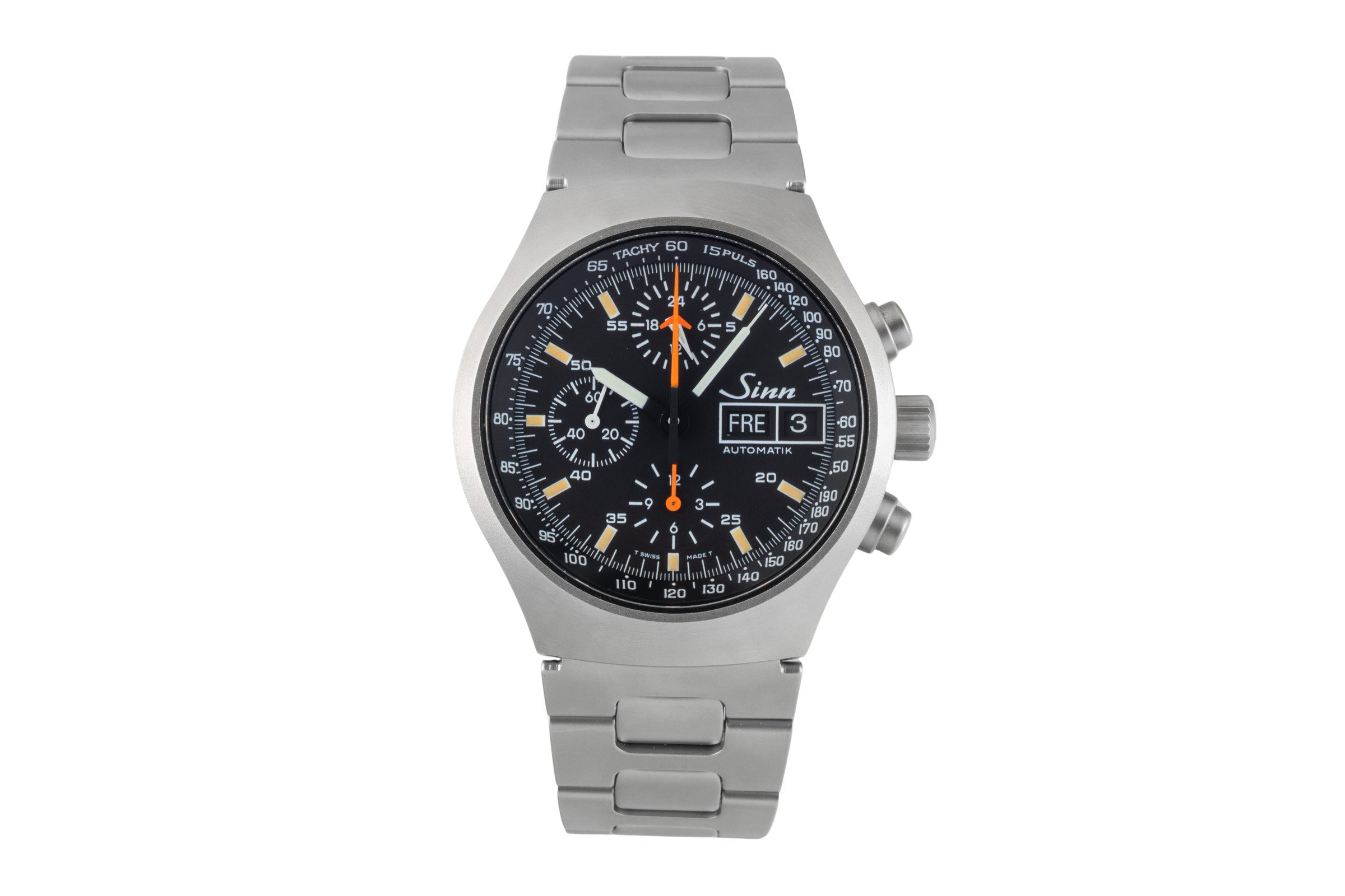 Sinn 157 ST TY Chronograph Stahl Automatik Herrenuhr Ref. 157.020 Box  [2601640]