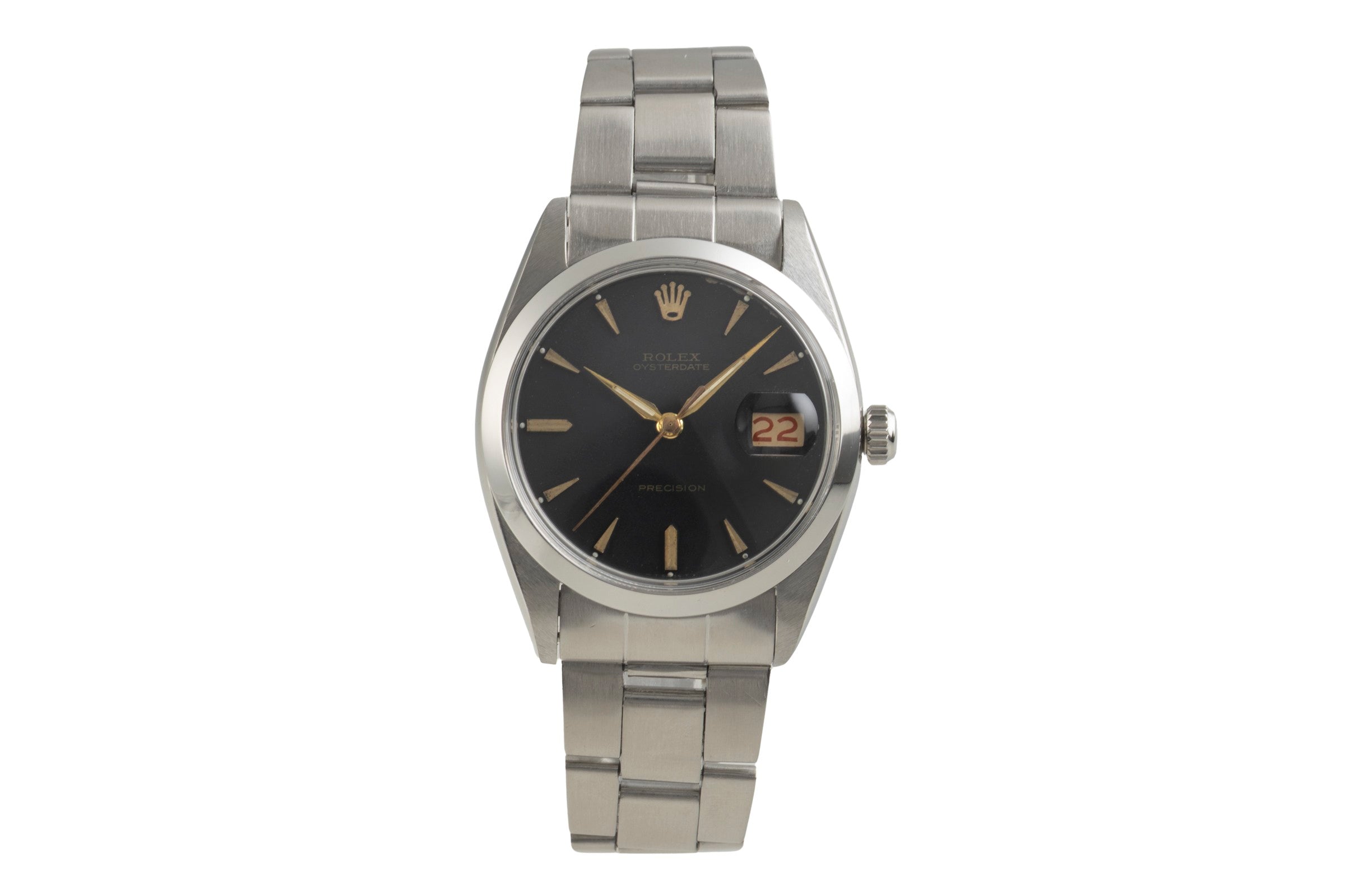 Rolex Precision acier à remontage manuel montre pour hommes 6694 Vintage  [2601642]