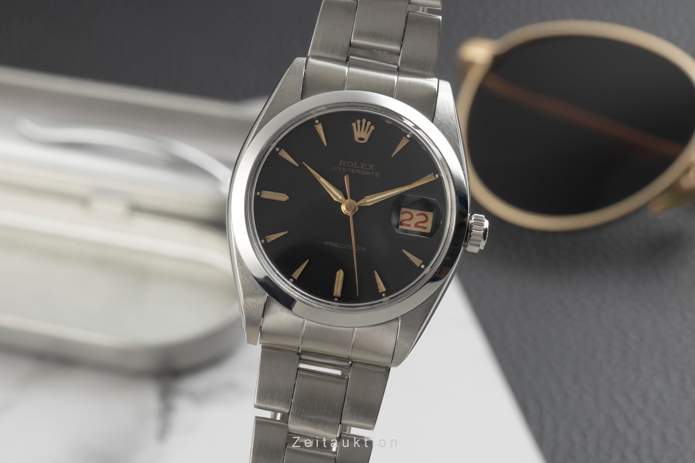 Rolex Precision acier à remontage manuel montre pour hommes 6694 Vintage  [2601642]