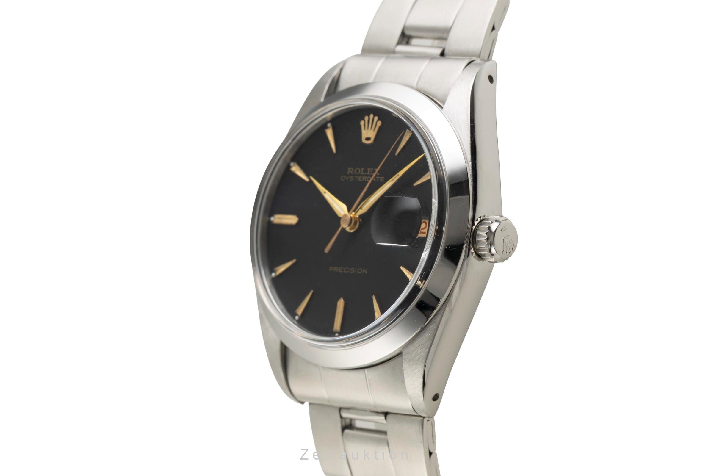 Rolex Precision steel manual winding men's watch 6694 Vintage  [2601642]