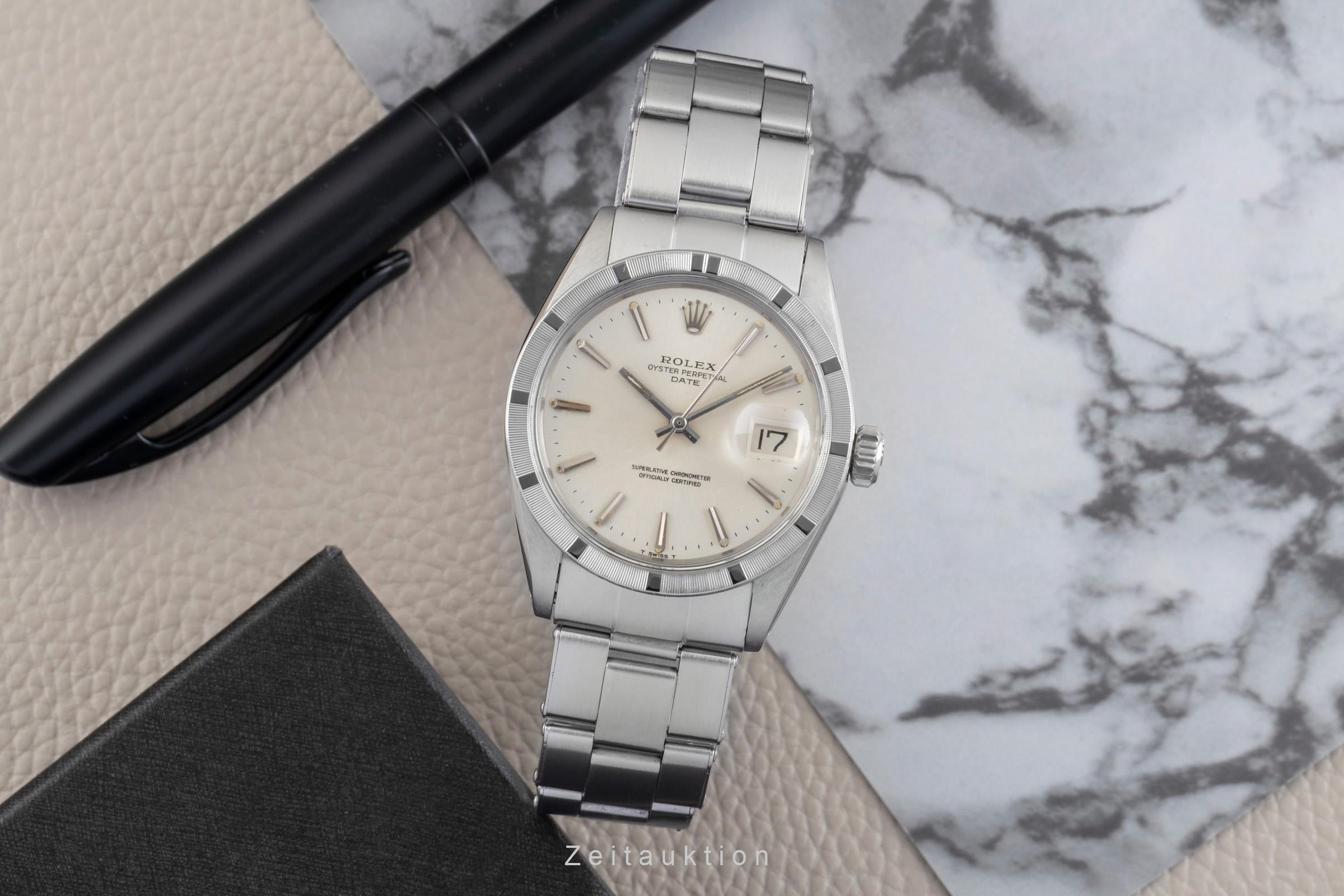 Rolex Date steel automatic men's watch 1501 Vintage  [2601643]