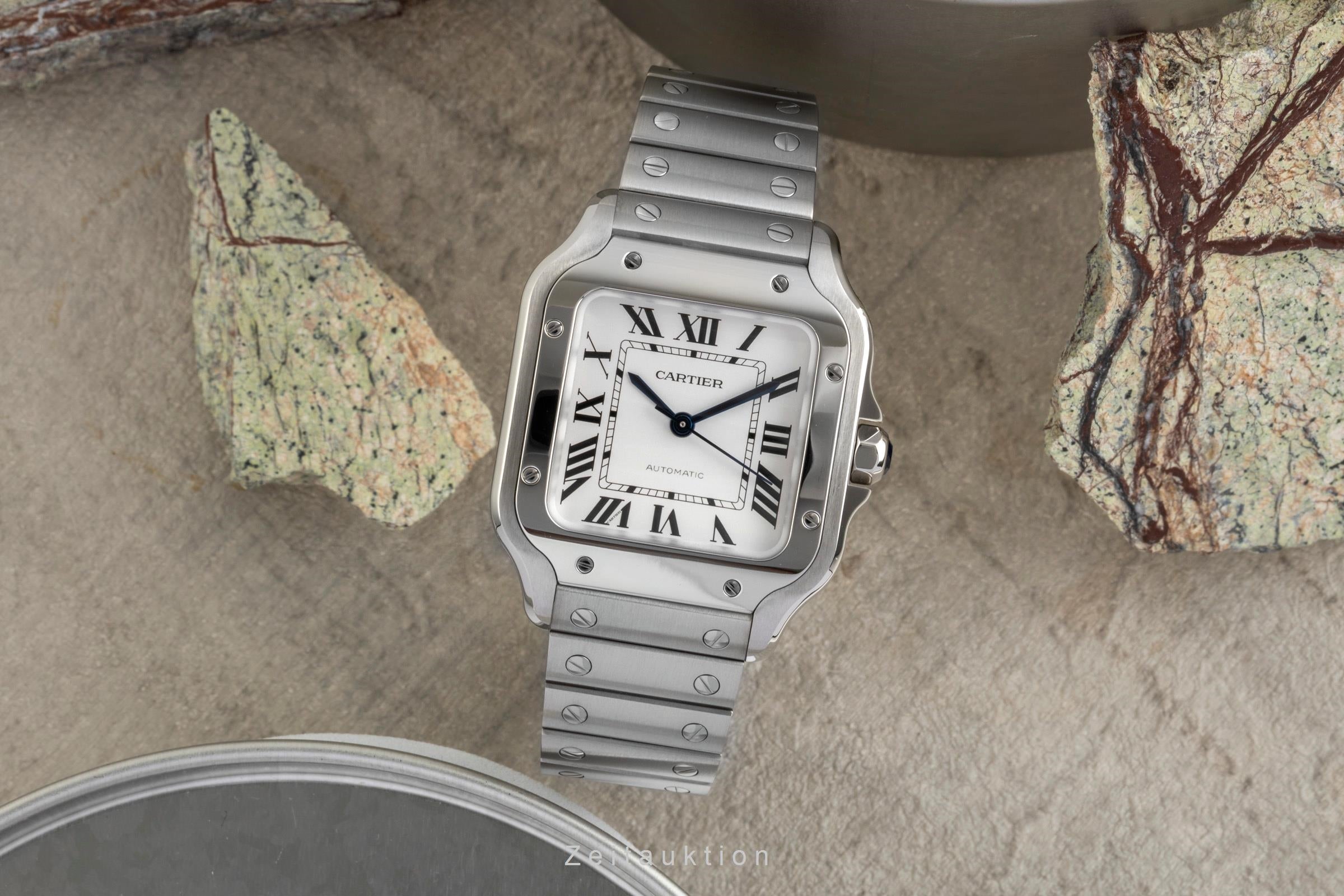 Cartier Santos acero automático reloj para caballeros WSSA0029 LP: 8050EUR  [2601644]
