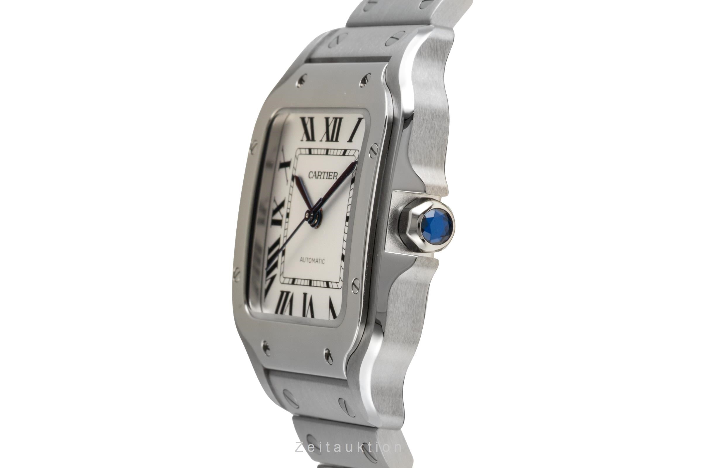 Cartier Santos acero automático reloj para caballeros WSSA0029 LP: 8050EUR  [2601644]