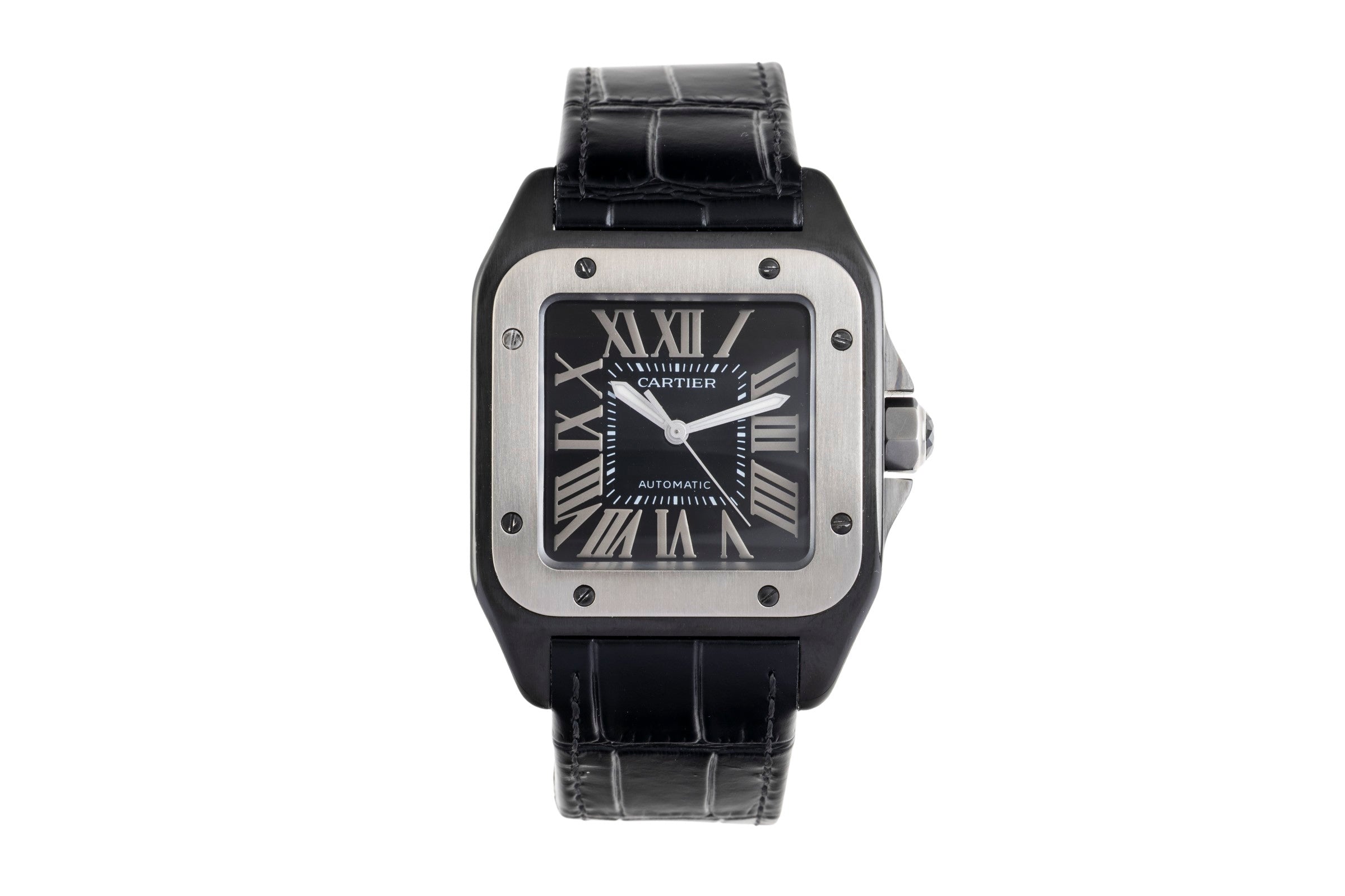 Cartier Santos 100 acero / titanio automático reloj para caballeros W2020010  [2601649]