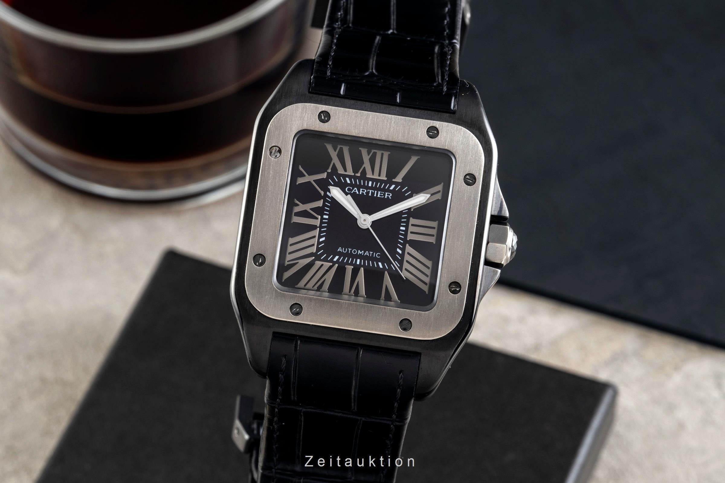 Cartier Santos 100 acero / titanio automático reloj para caballeros W2020010  [2601649]
