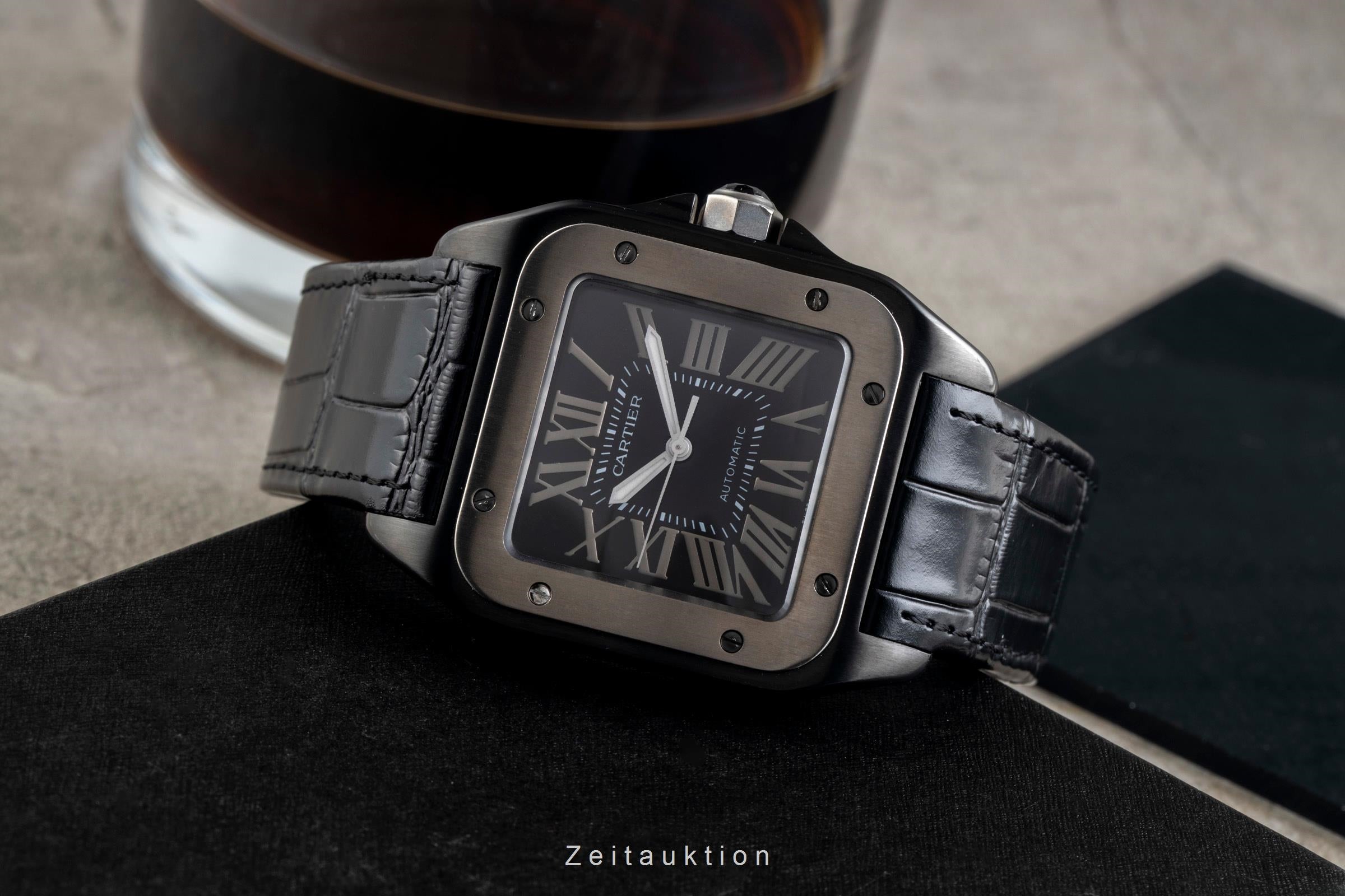Cartier Santos 100 acero / titanio automático reloj para caballeros W2020010  [2601649]