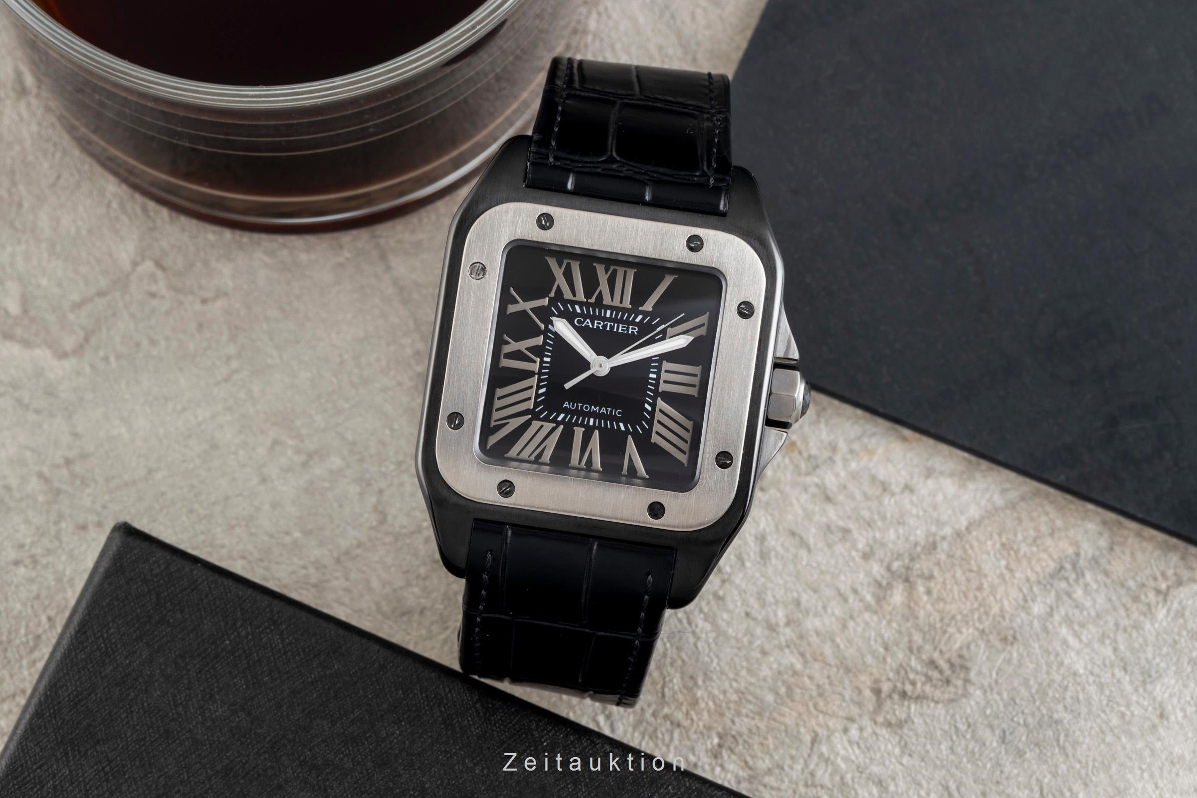 Cartier Santos 100 acero / titanio automático reloj para caballeros W2020010  [2601649]