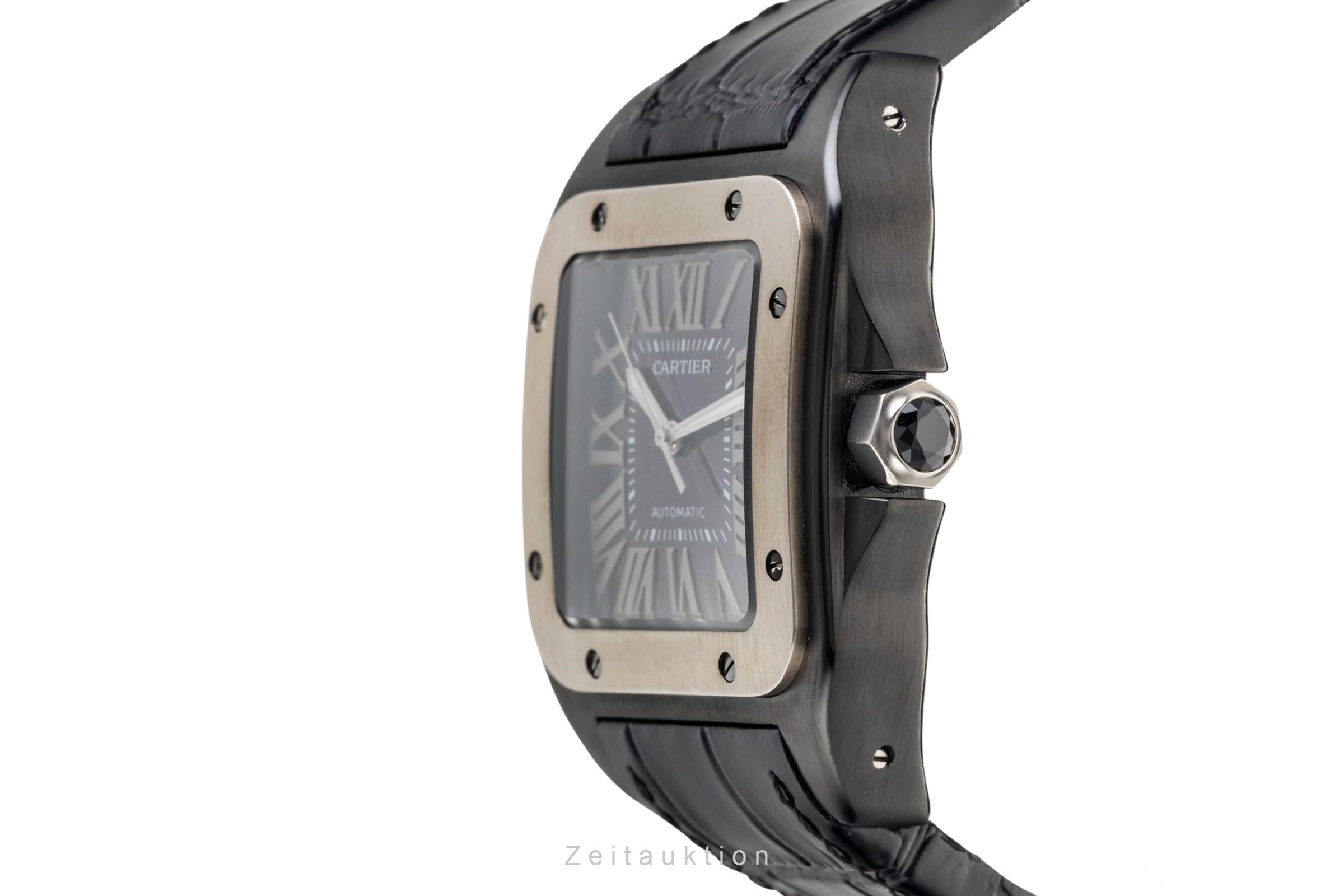 Cartier Santos 100 acero / titanio automático reloj para caballeros W2020010  [2601649]