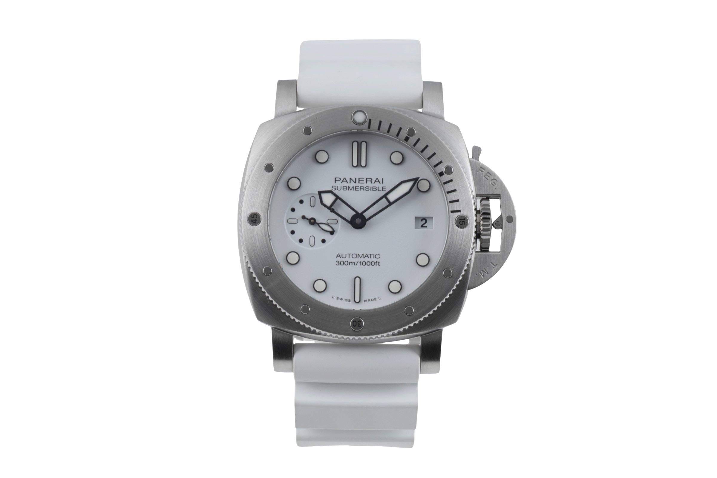 Panerai Submersible steel automatic men's watch PAM01223 LP: 9900EUR  [2601652]