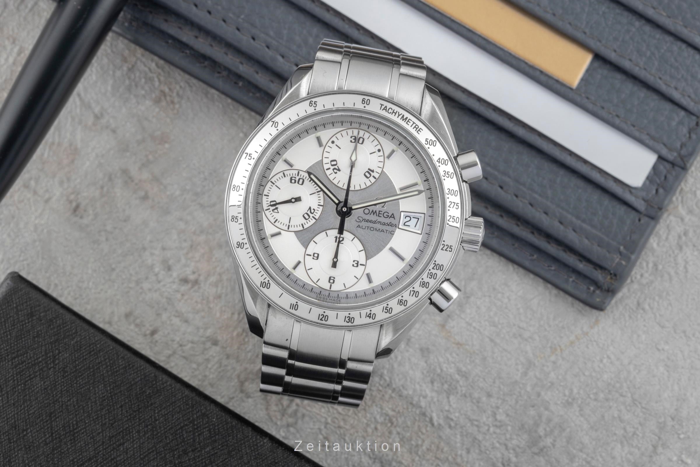 Omega Speedmaster Date chronograph steel automatic men's watch 3513.30.00  [2601655]