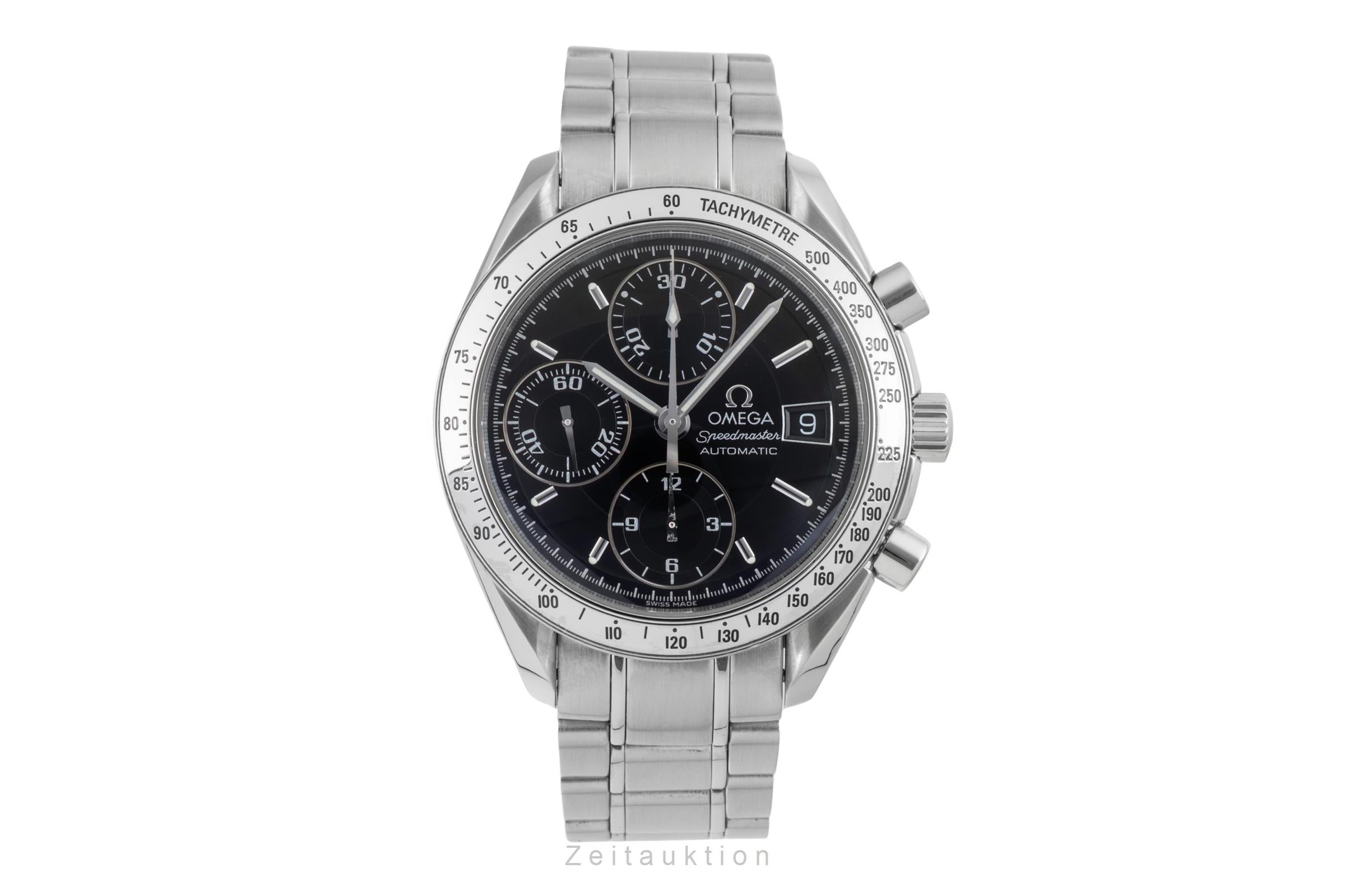 OMEGA Speedmaster 自動巻き クロノグラフ3513.50 Omega Speedmaster Date chronograph steel automatic Kal. 1152 Ref