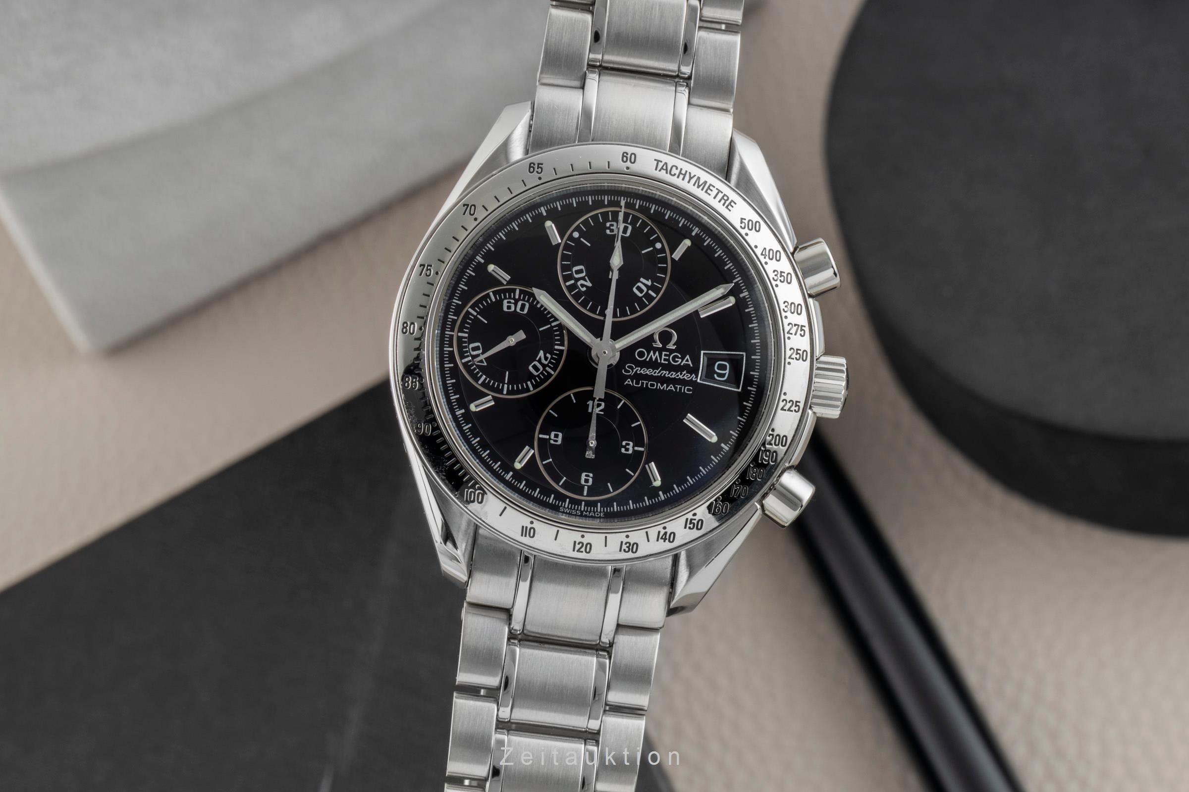 Omega Speedmaster Date chronograph steel automatic Kal. 1152 Ref