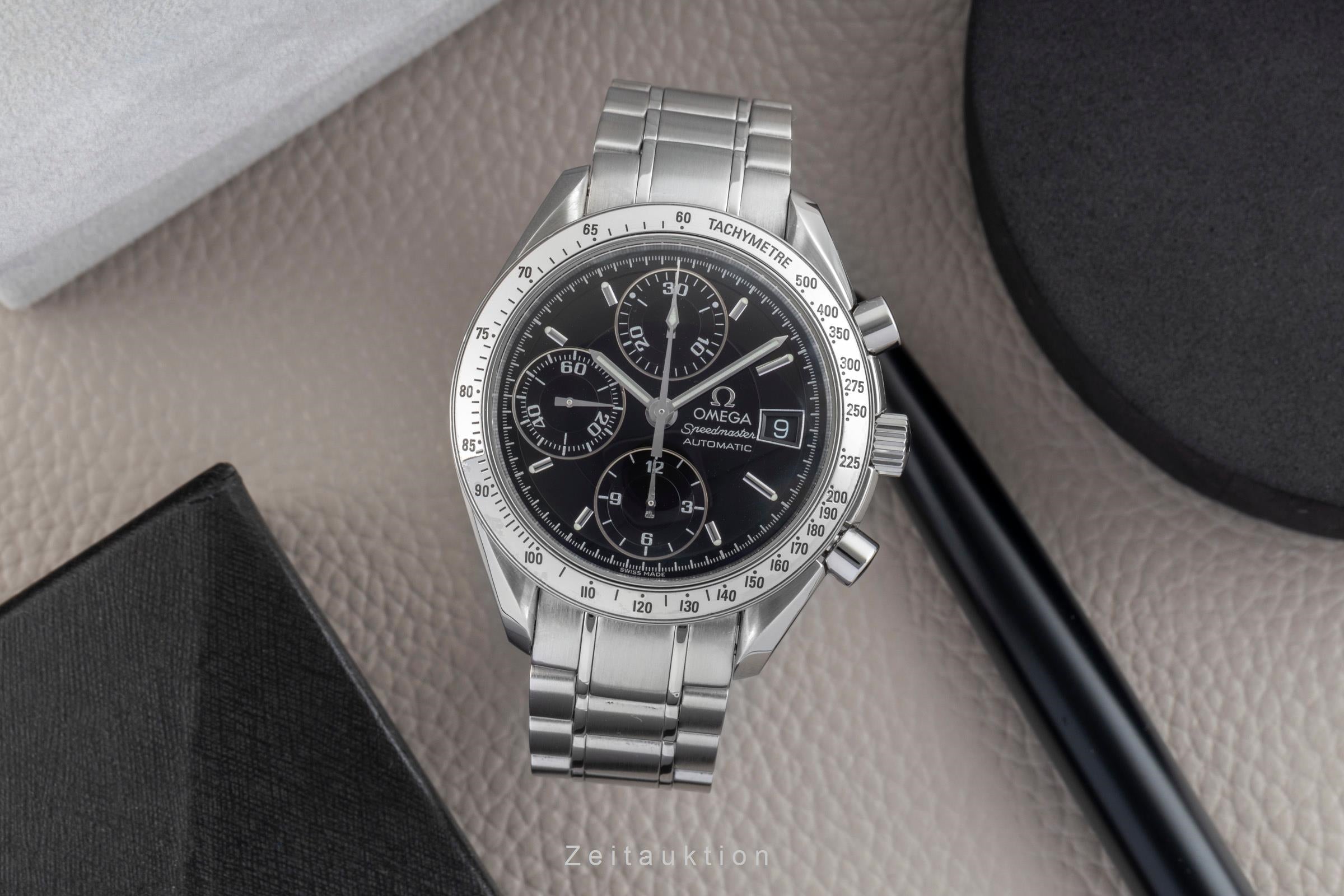 Omega Speedmaster Date chronograph steel automatic Kal. 1152 Ref
