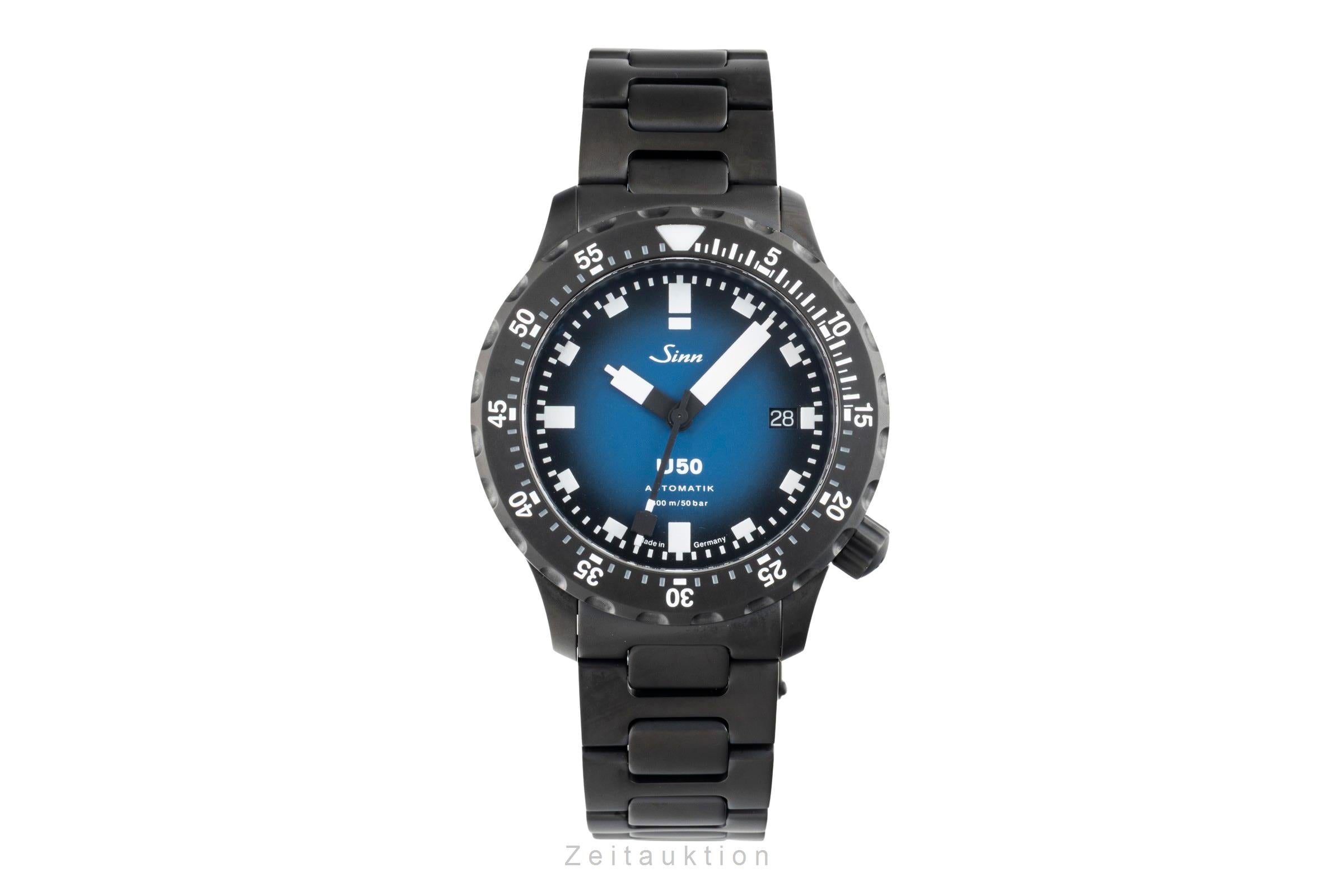 Sinn U50 S BS steel automatic men's watch 1050.0202 Limited  [2601661]