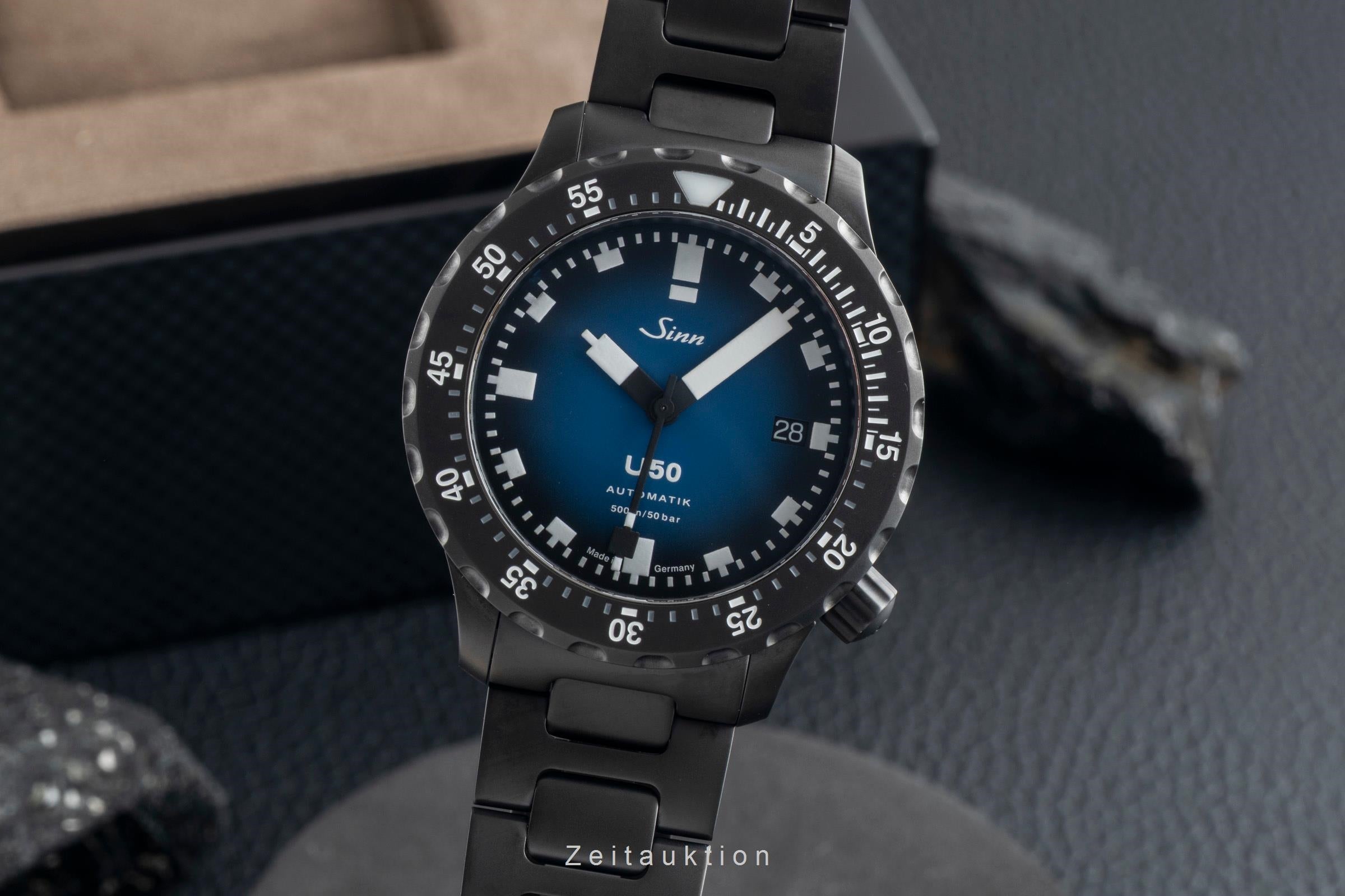 SINN Taucheruhr U50 S BS Herrenuhr Automatik Ref. 1050.0202 B&P Limitiert  [2601661]
