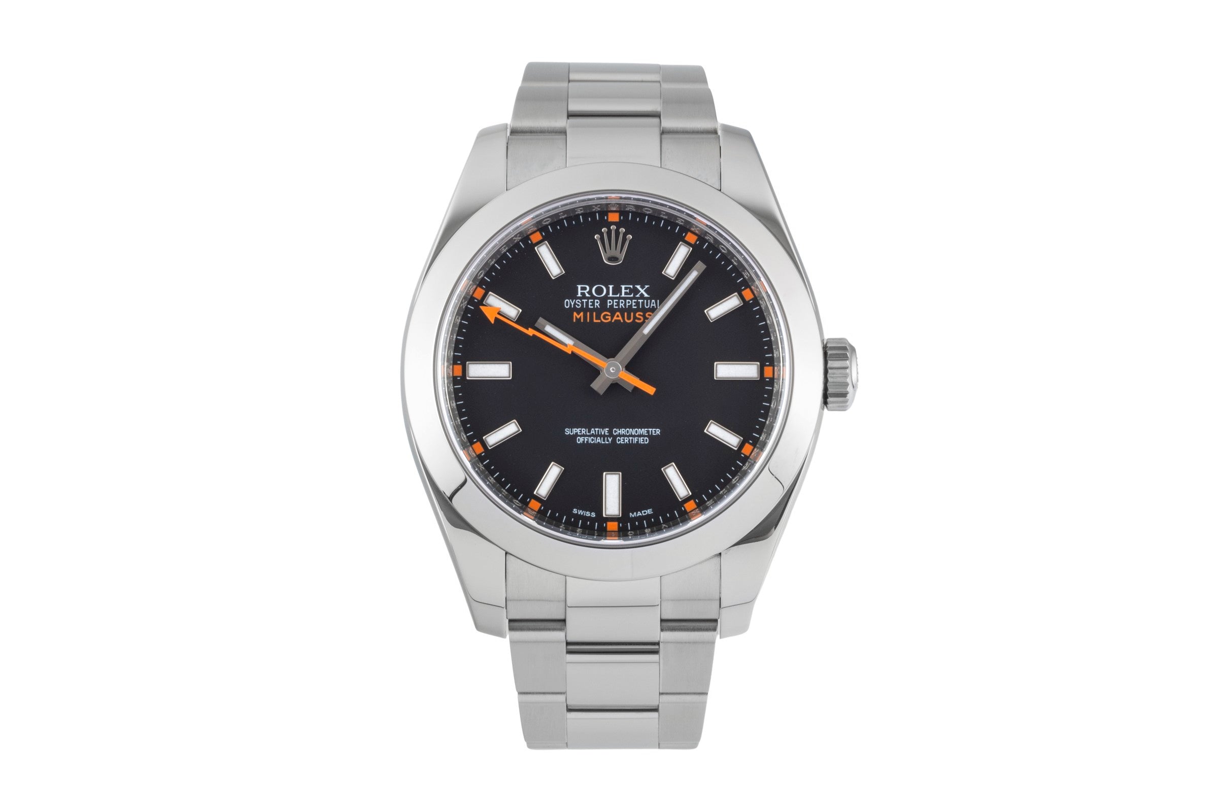 Rolex Milgauss steel automatic men's watch 116400  [2601663]