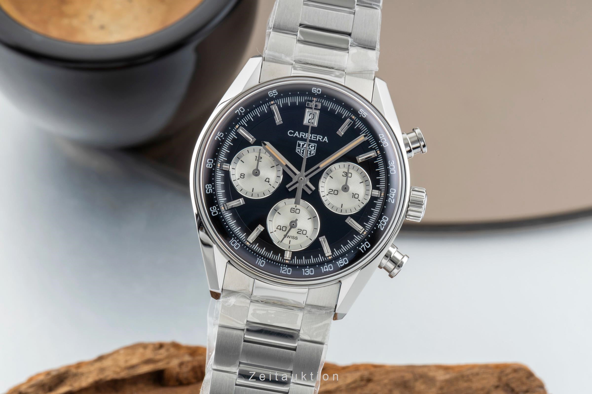 Tag Heuer Carrera Chronograph Stahl Automatik Ref. CBS2210.FC6534 B&P 2024 [2601664]