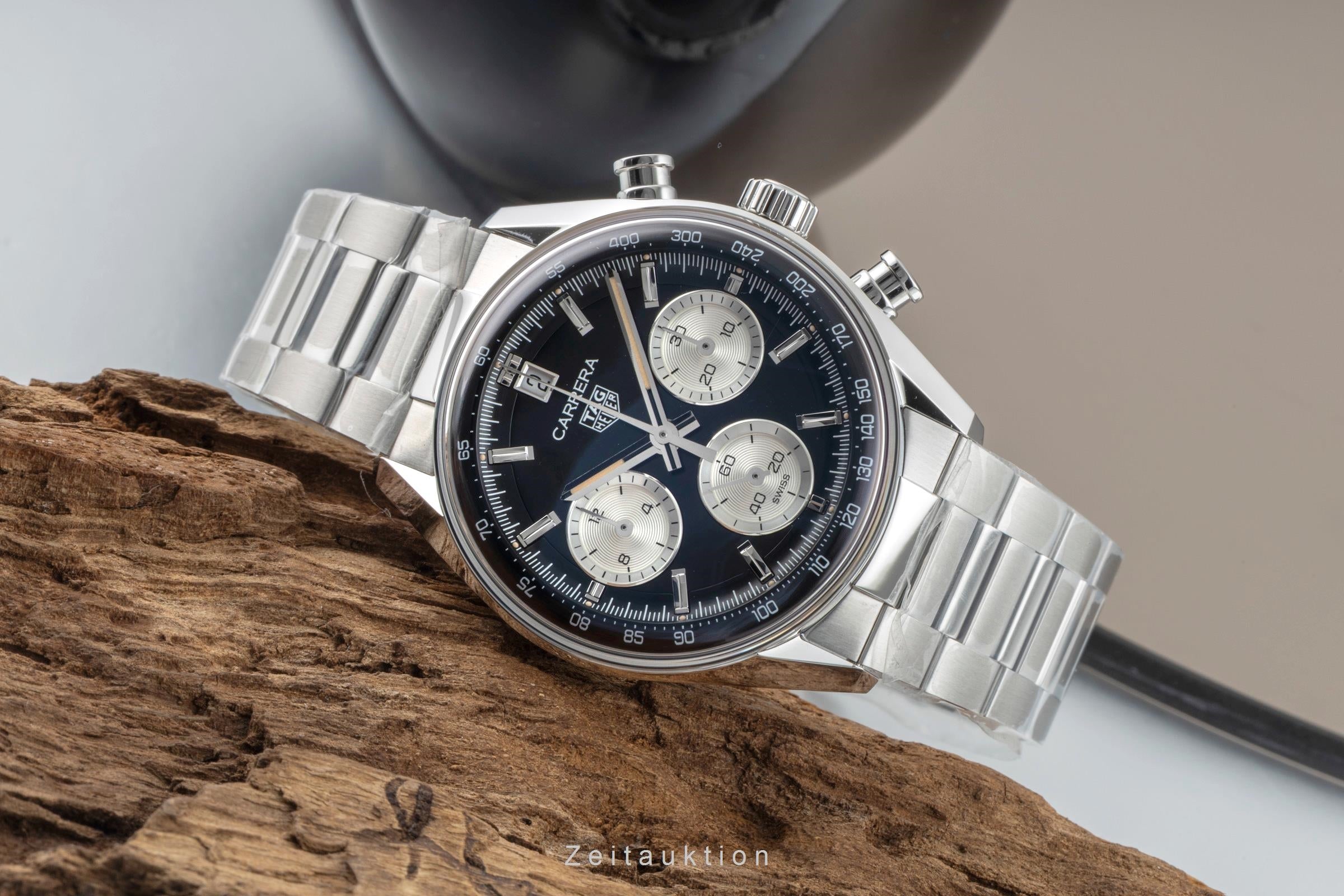 Tag Heuer Carrera chronographe acier automatique montre pour hommes CBS2210.FC6534 LP: 7500EUR  [2601664]