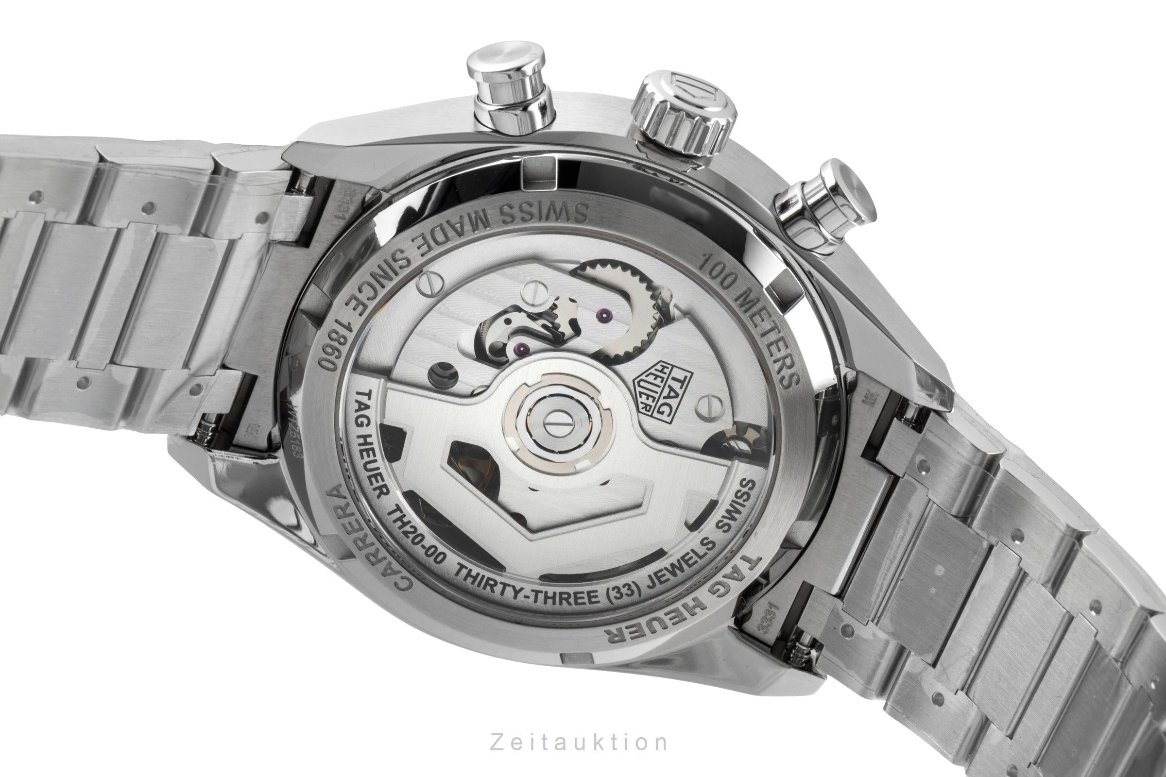 Tag Heuer Carrera chronographe acier automatique montre pour hommes CBS2210.FC6534 LP: 7500EUR  [2601664]