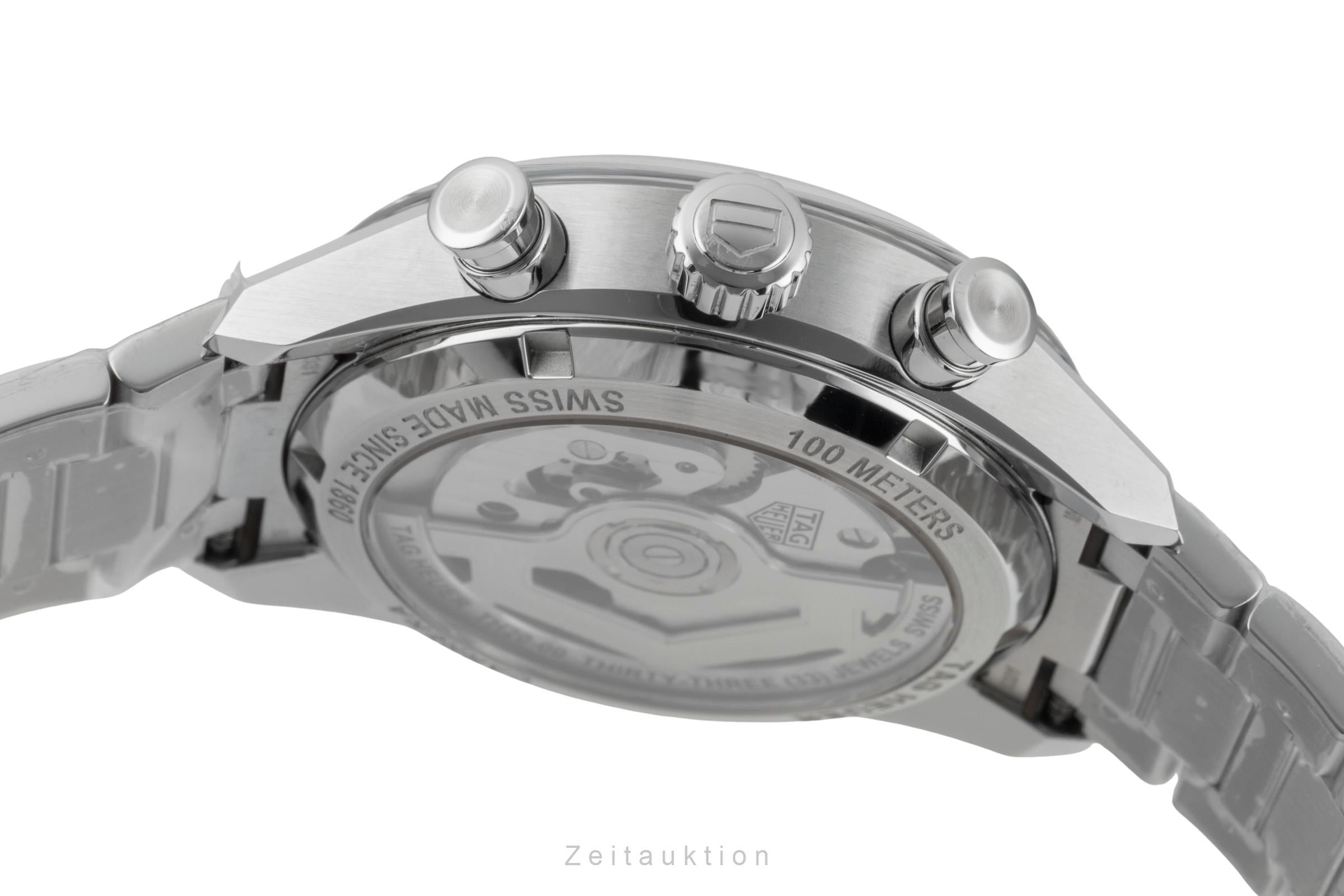 Tag Heuer Carrera chronographe acier automatique montre pour hommes CBS2210.FC6534 LP: 7500EUR  [2601664]