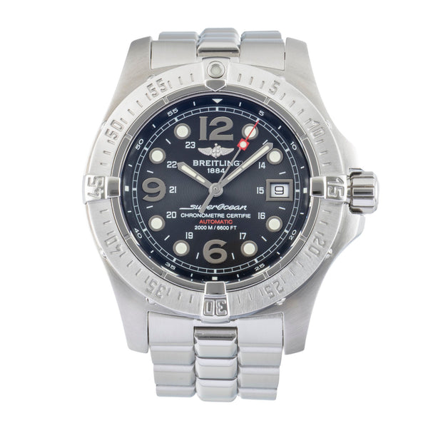 Breitling Superocean acero automático reloj para caballeros A17390  [2601666]