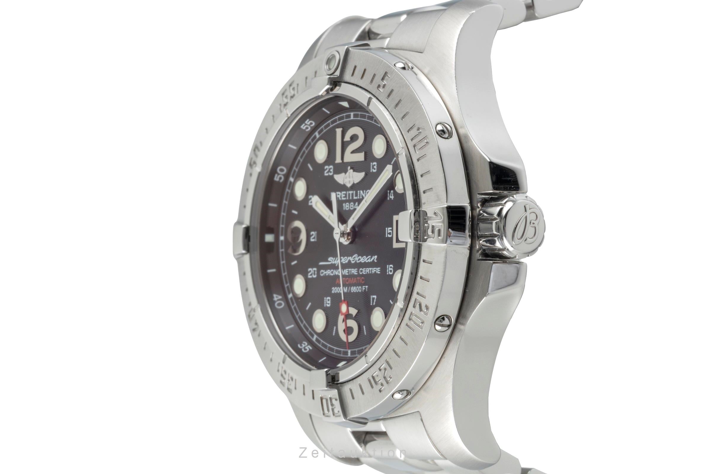 Breitling Superocean acero automático reloj para caballeros A17390  [2601666]