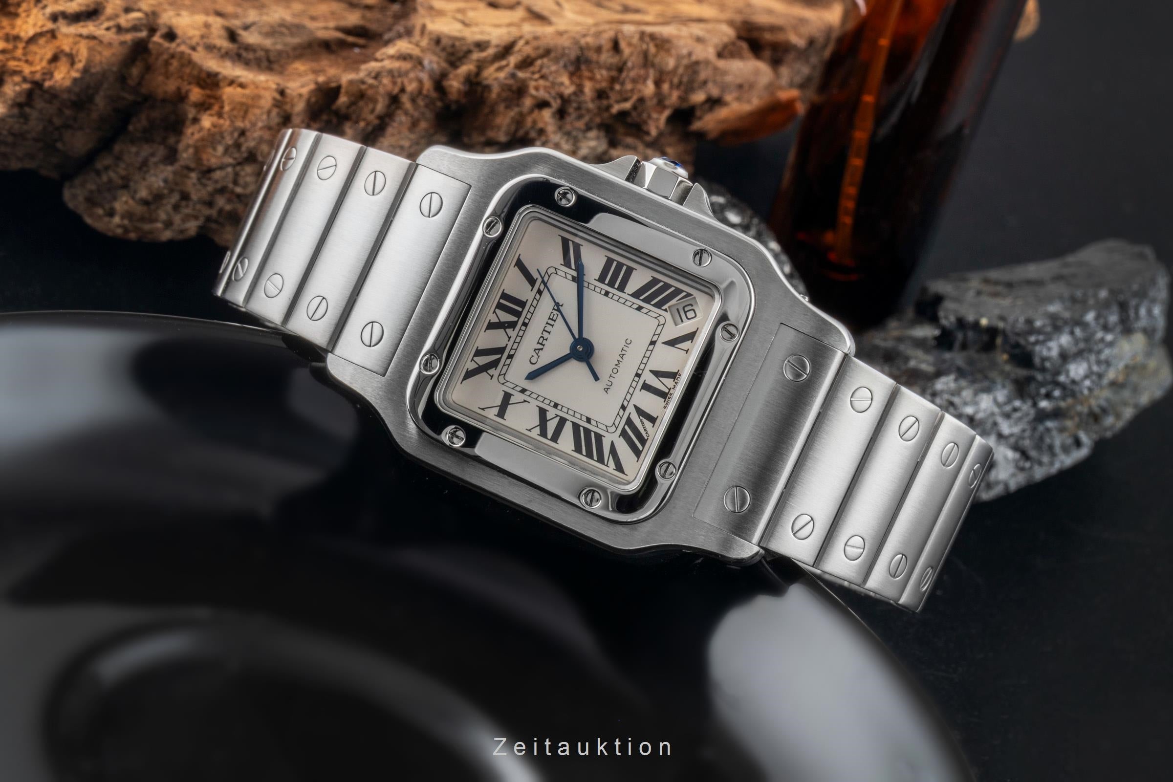 Cartier Santos acier automatique montre pour hommes W20098D6  [2601667]