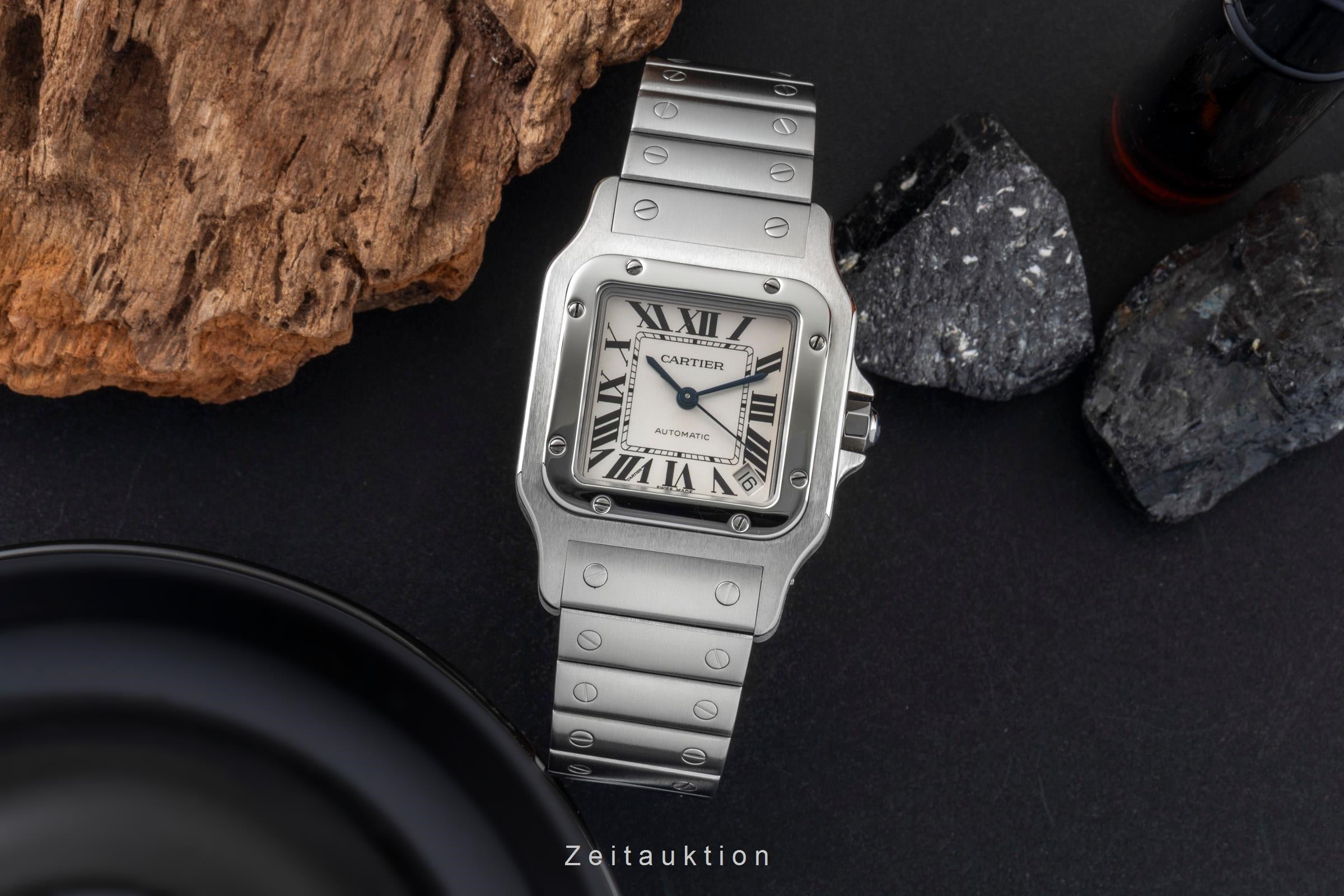 Cartier Santos acier automatique montre pour hommes W20098D6  [2601667]