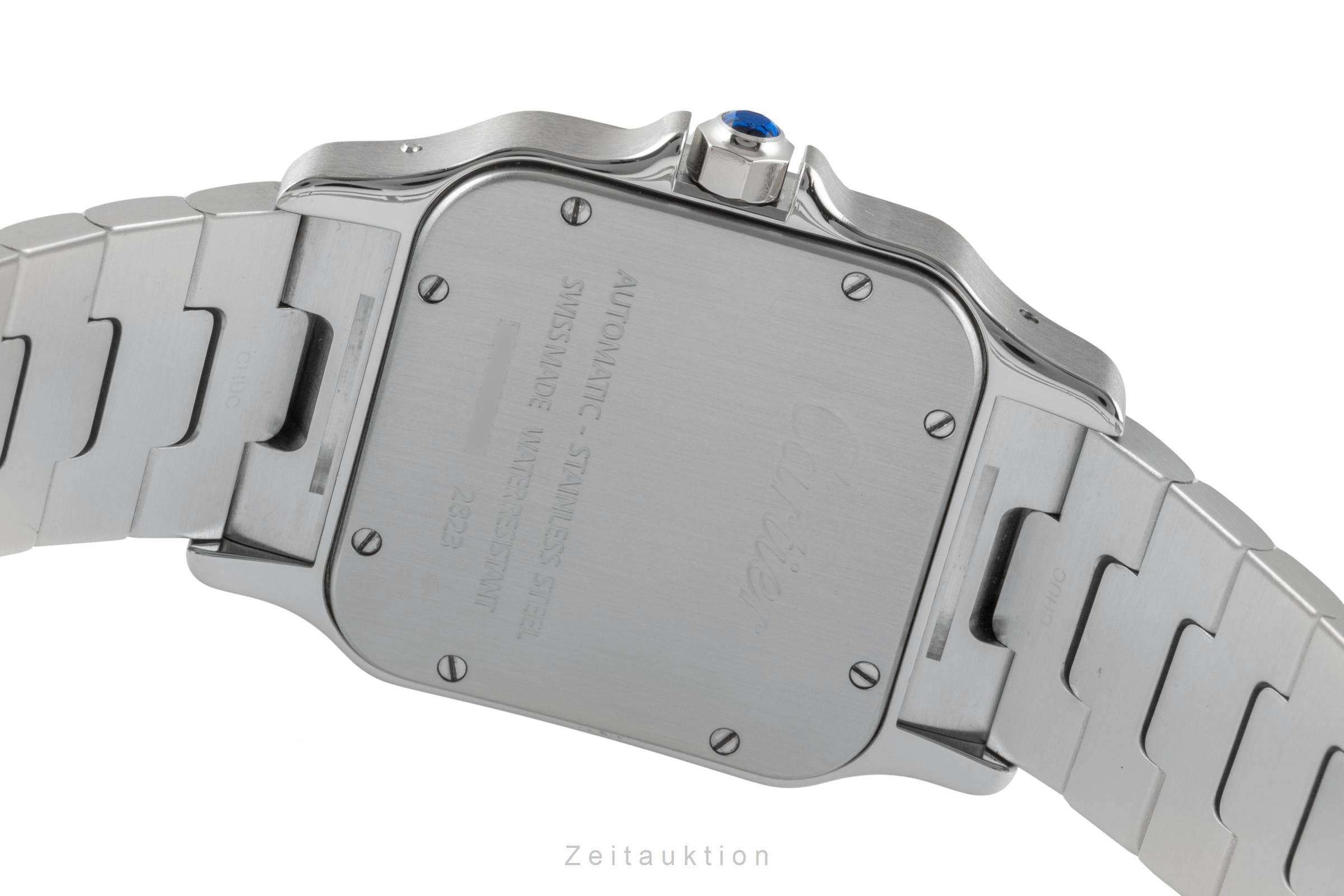 Cartier Santos acier automatique montre pour hommes W20098D6  [2601667]