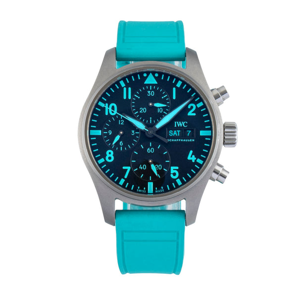 IWC Fliegerchronograph chronograph titanium automatic men's watch IW388108 LP: 9000EUR  [2601668]