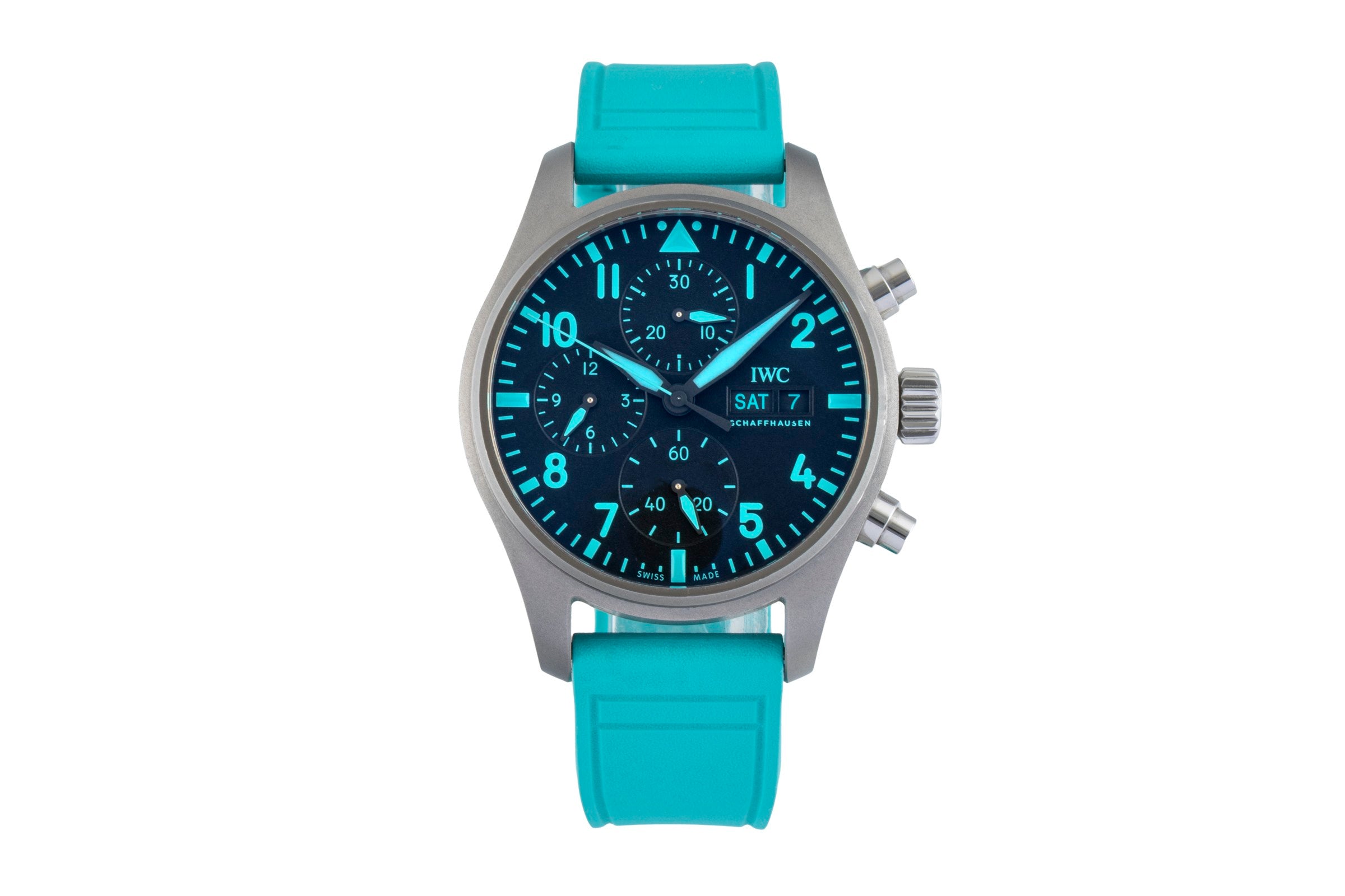IWC Pilot Chronograph 41 AMG Petronas Titan Automatik Ref. IW388108 B&P 2022 [2601668]