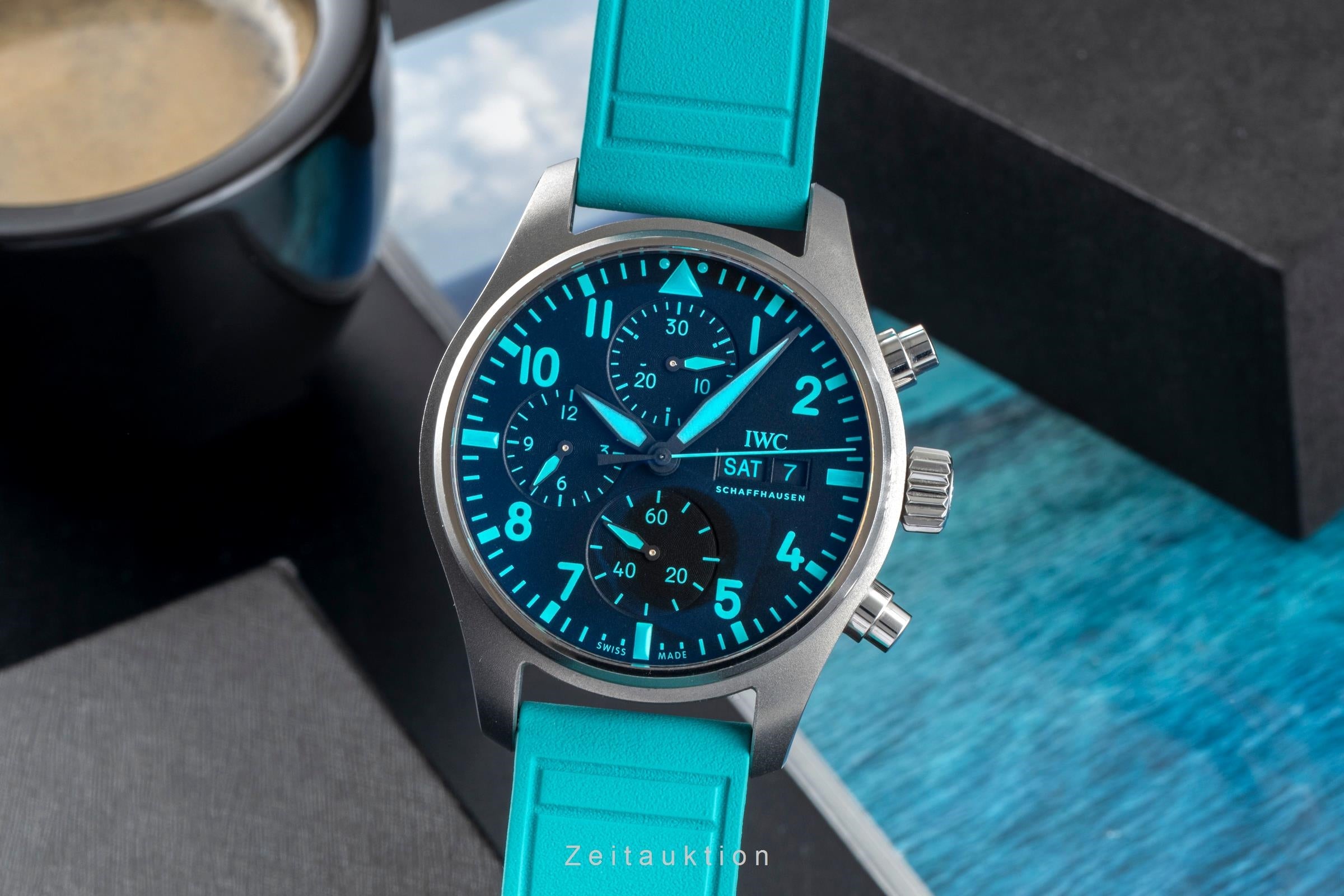 IWC Pilot Chronograph 41 AMG Petronas Titan Automatik Ref. IW388108 B&P 2022 [2601668]