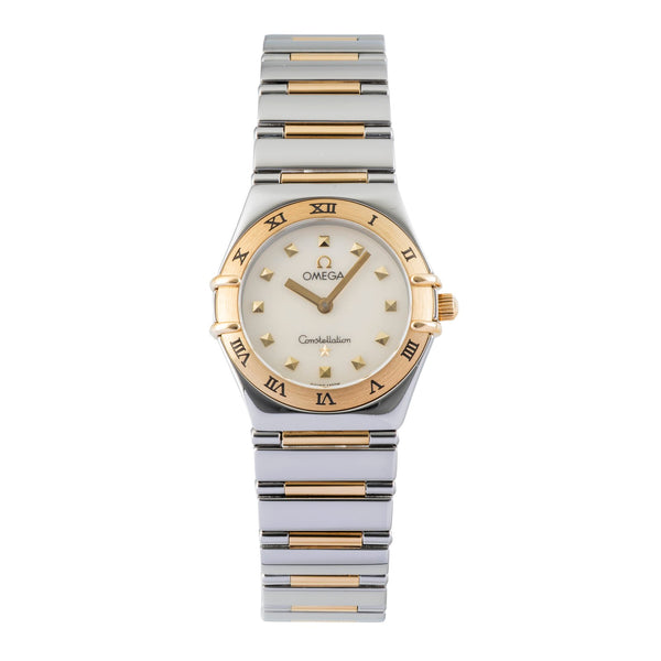 Omega Constellation Stahl / Gold Quarz MOP Dial Damen Ref. 1371.71.00 Klassiker [2601672]