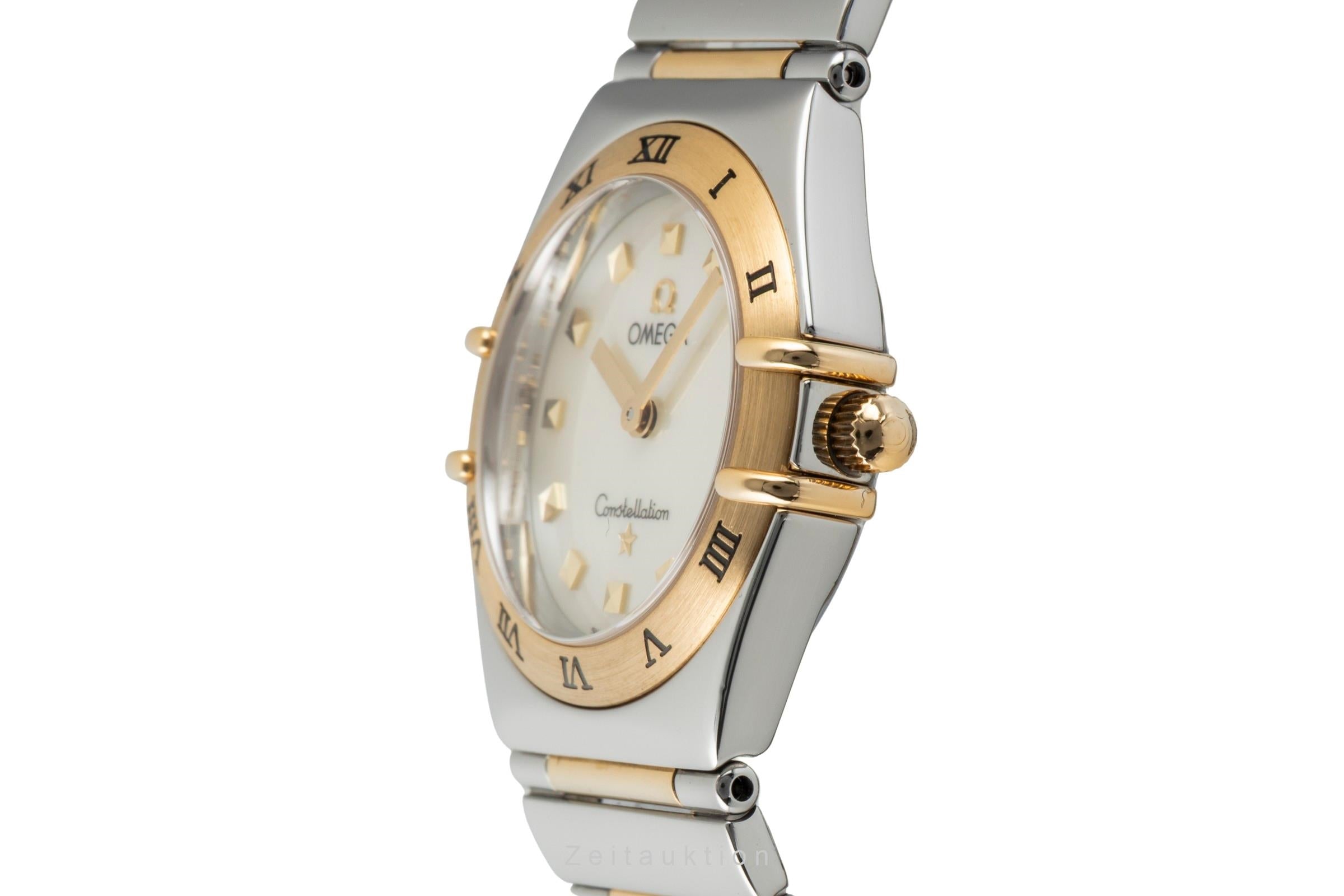 Omega Constellation Stahl / Gold Quarz MOP Dial Damen Ref. 1371.71.00 Klassiker [2601672]