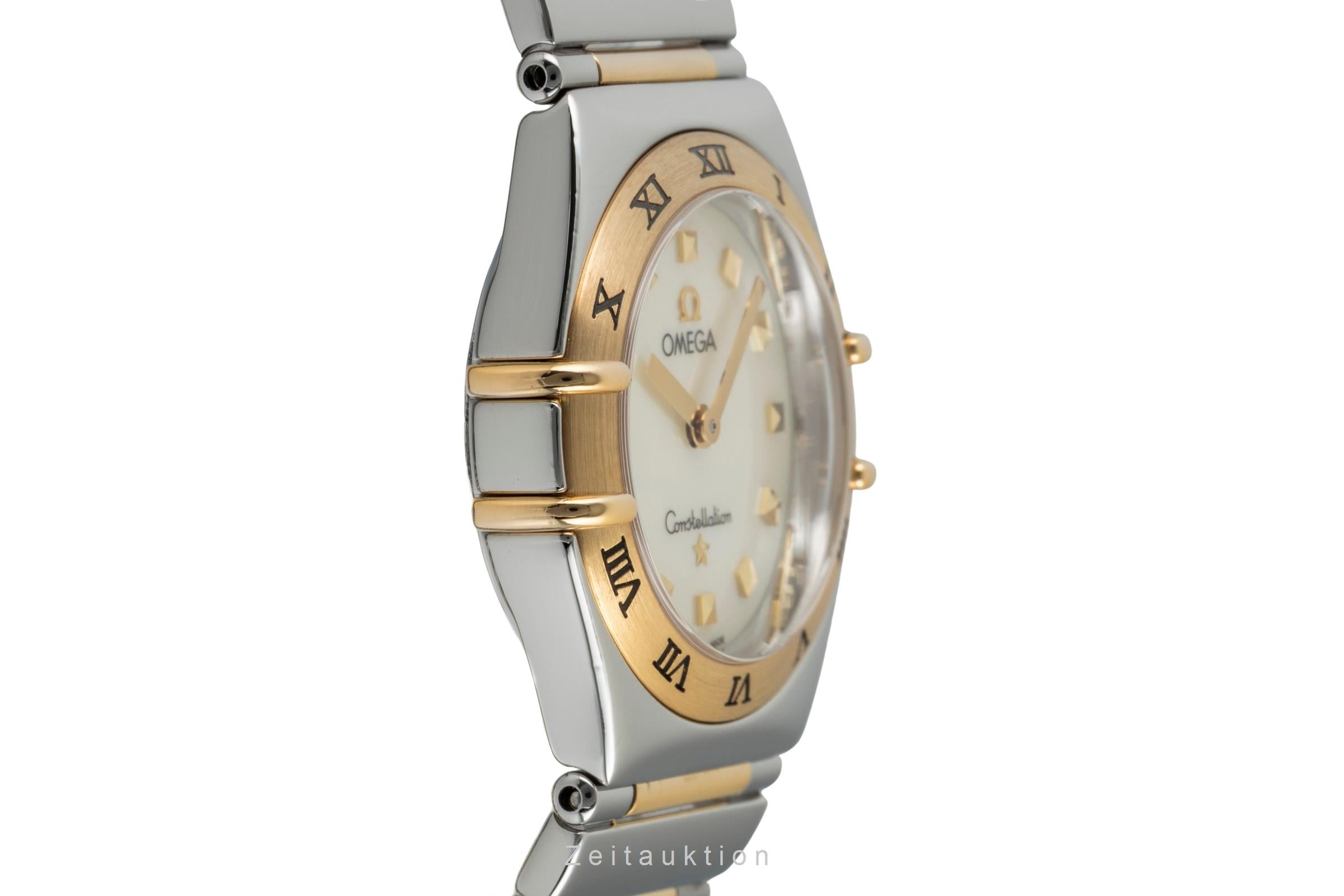 Omega Constellation Stahl / Gold Quarz MOP Dial Damen Ref. 1371.71.00 Klassiker [2601672]