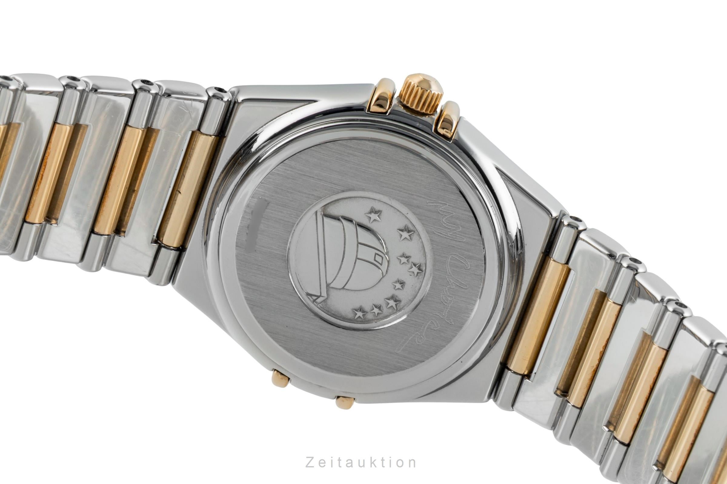 Omega Constellation Stahl / Gold Quarz MOP Dial Damen Ref. 1371.71.00 Klassiker [2601672]