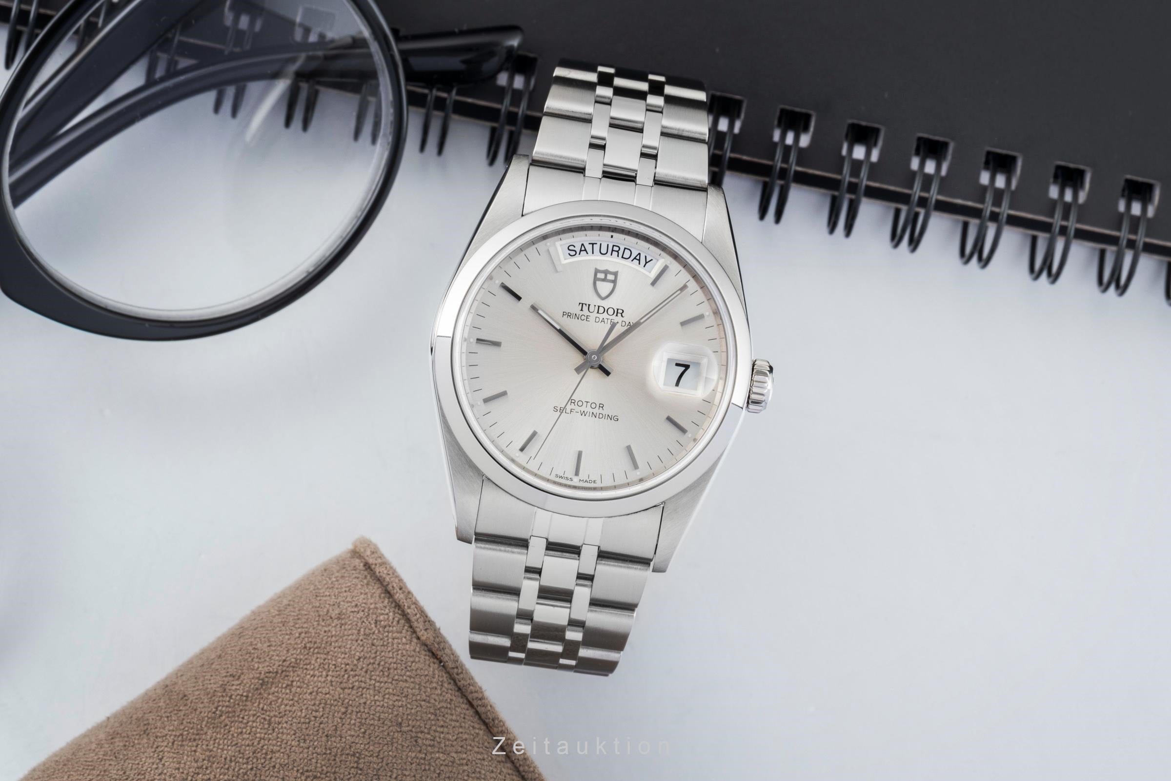 Tudor Date-Day acciaio automatismo orologio da uomo 76200  [2601674]
