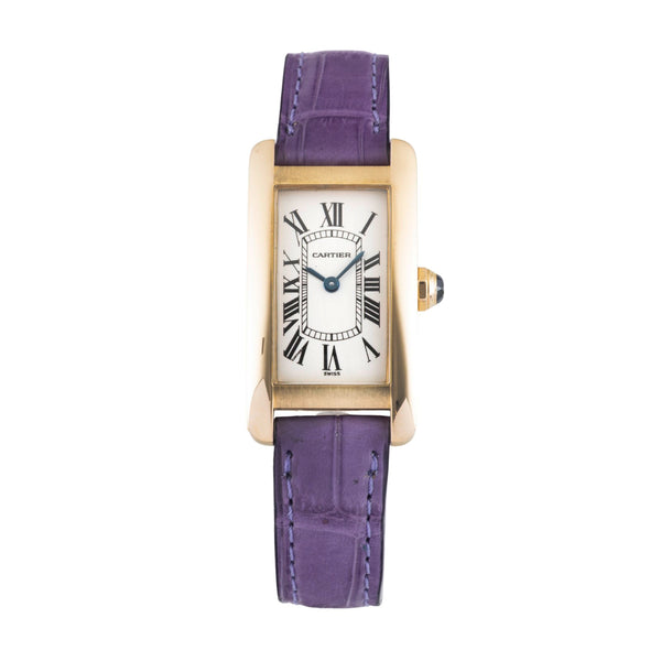 Cartier Tank Américaine 18 ct gold quartz women's watch W2601556  [2601676]