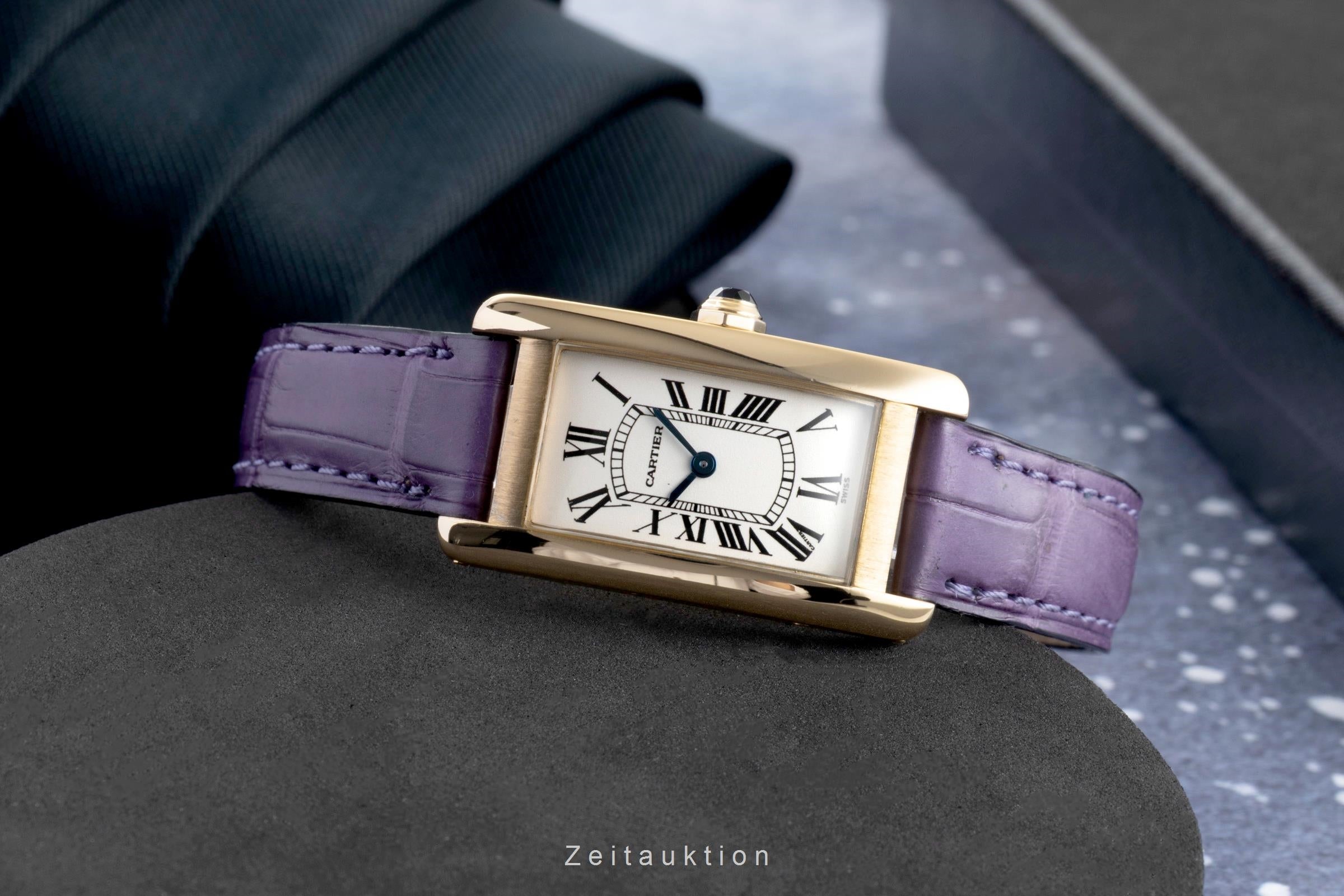 Cartier Tank Américaine 18 ct gold quartz women's watch W2601556  [2601676]