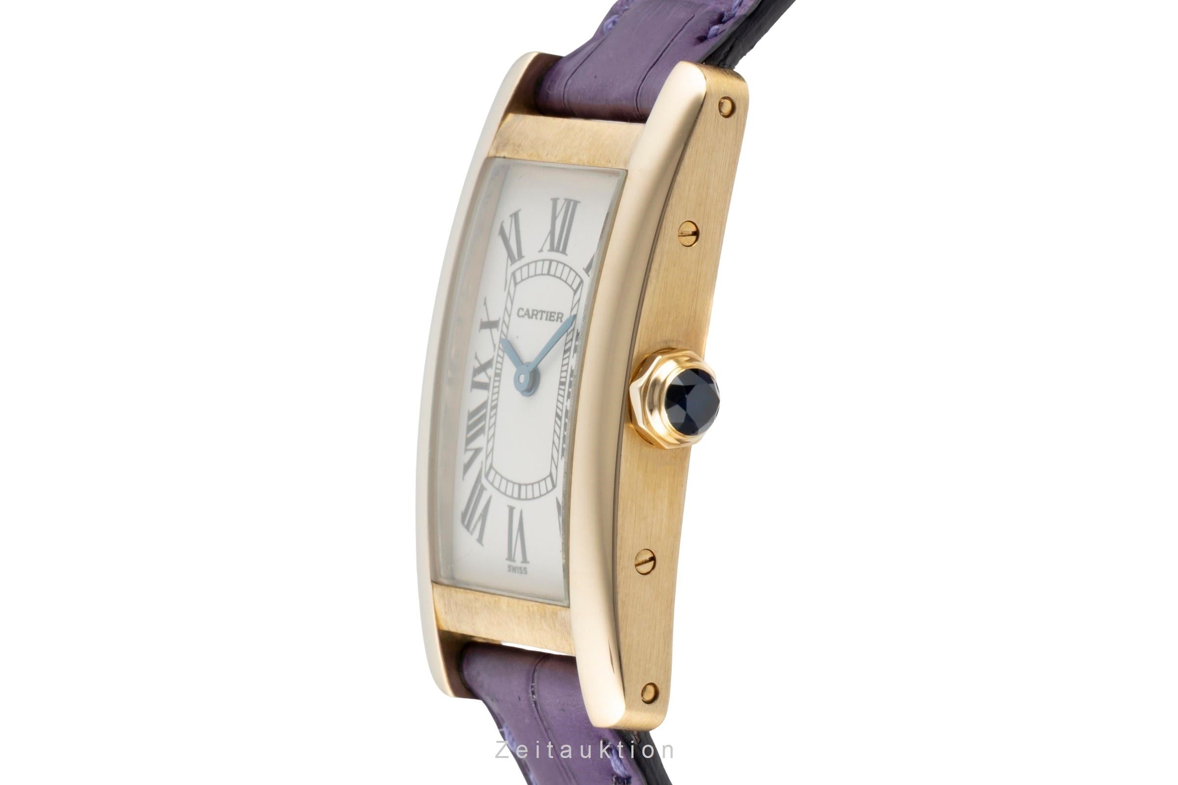 Cartier Tank Américaine 18 ct gold quartz women's watch W2601556  [2601676]