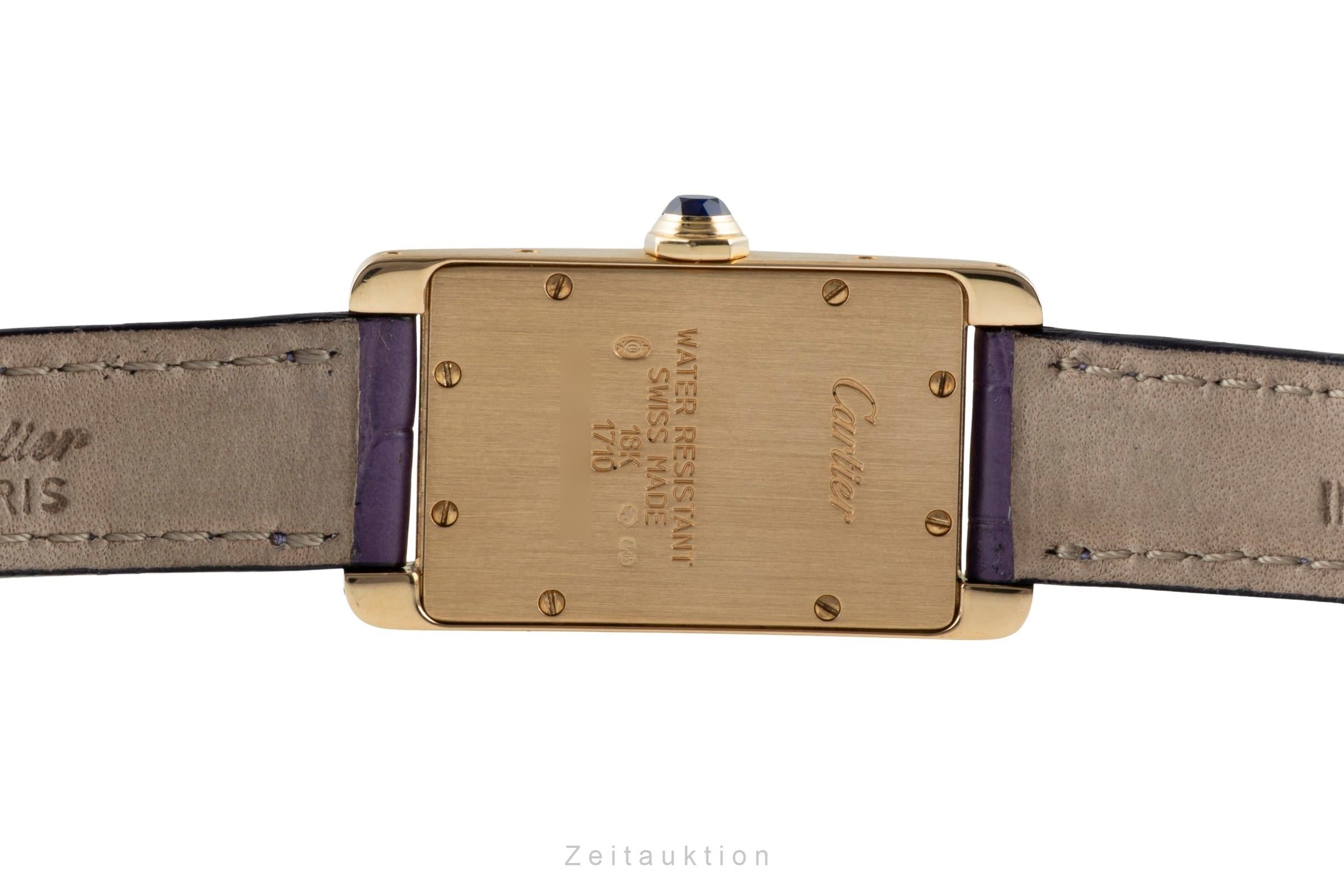 Cartier Tank Américaine 18 ct gold quartz women's watch W2601556  [2601676]