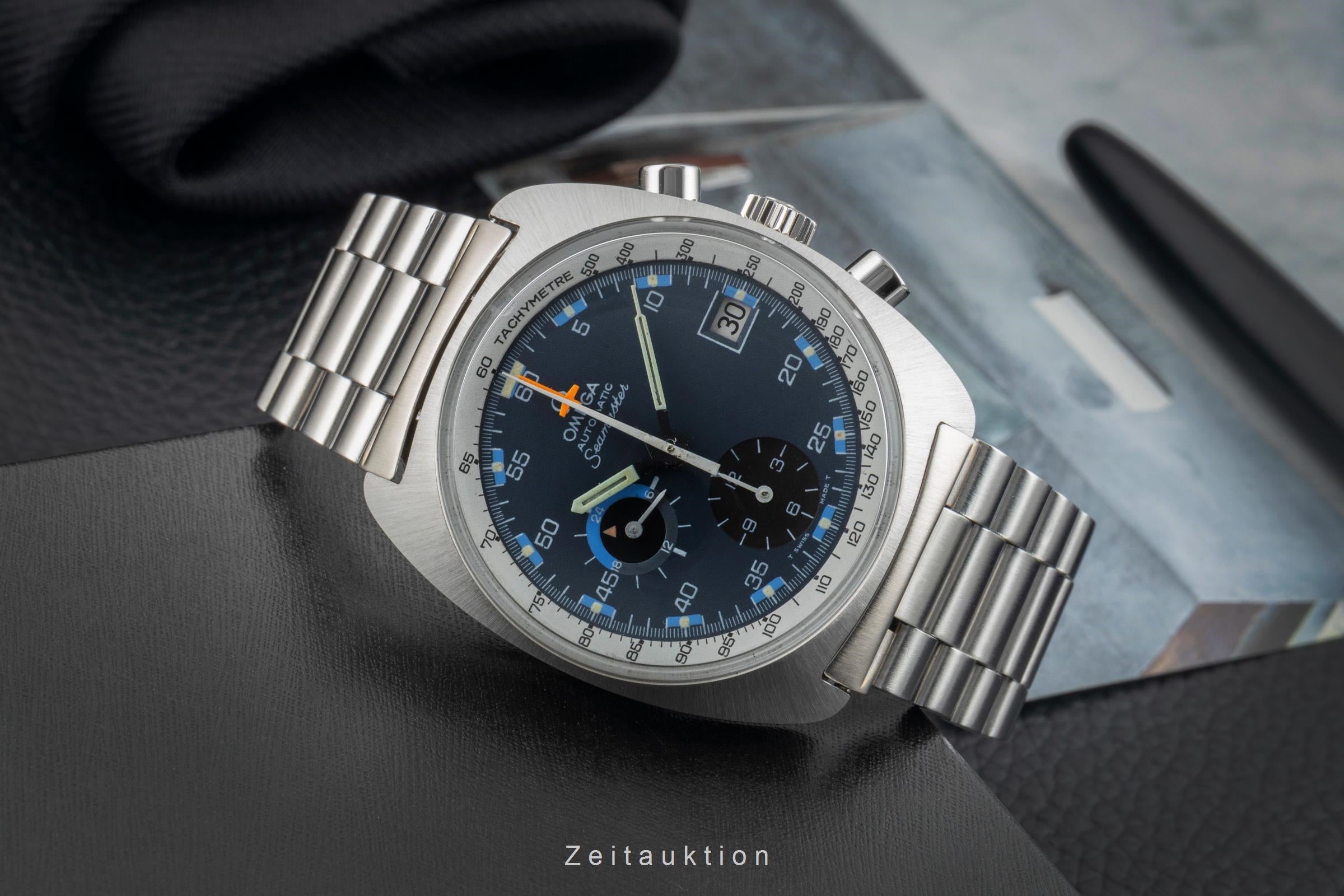 Omega Seamaster cronografo acciaio automatismo orologio da uomo ST 176.007 Vintage  [2601679]