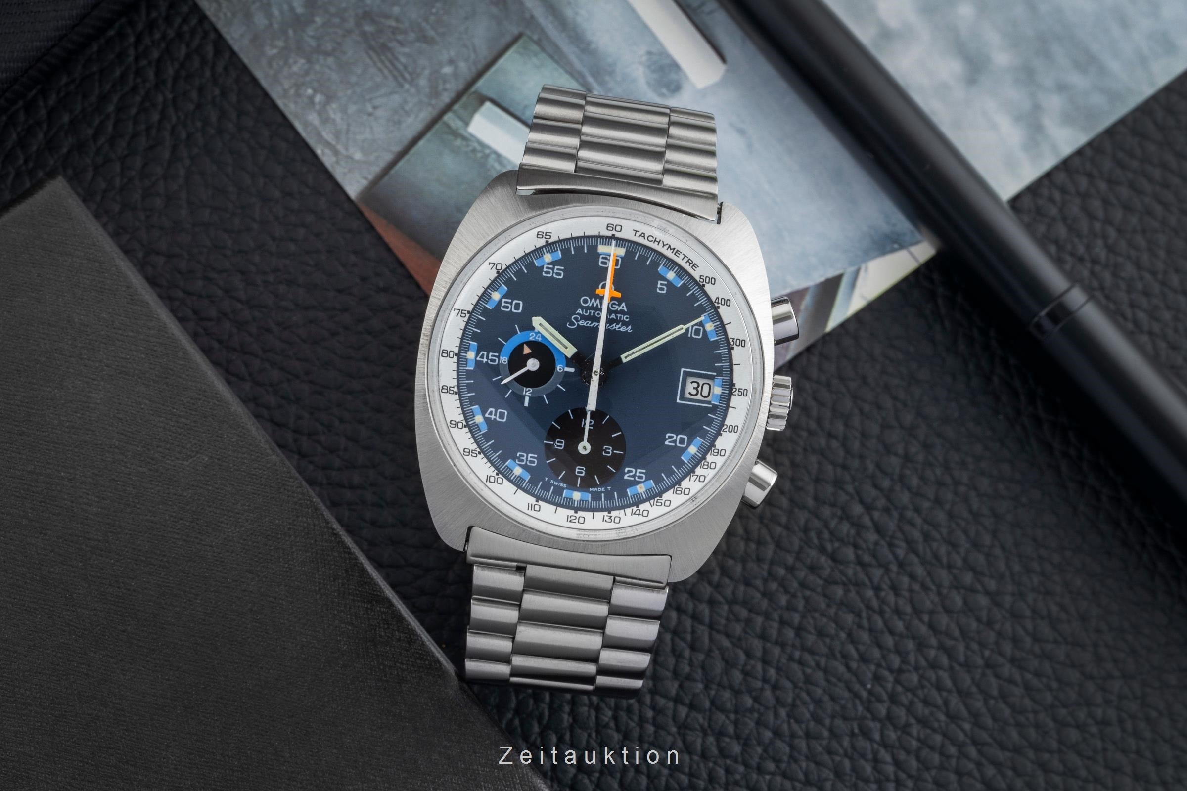 Omega Seamaster cronografo acciaio automatismo orologio da uomo ST 176.007 Vintage  [2601679]